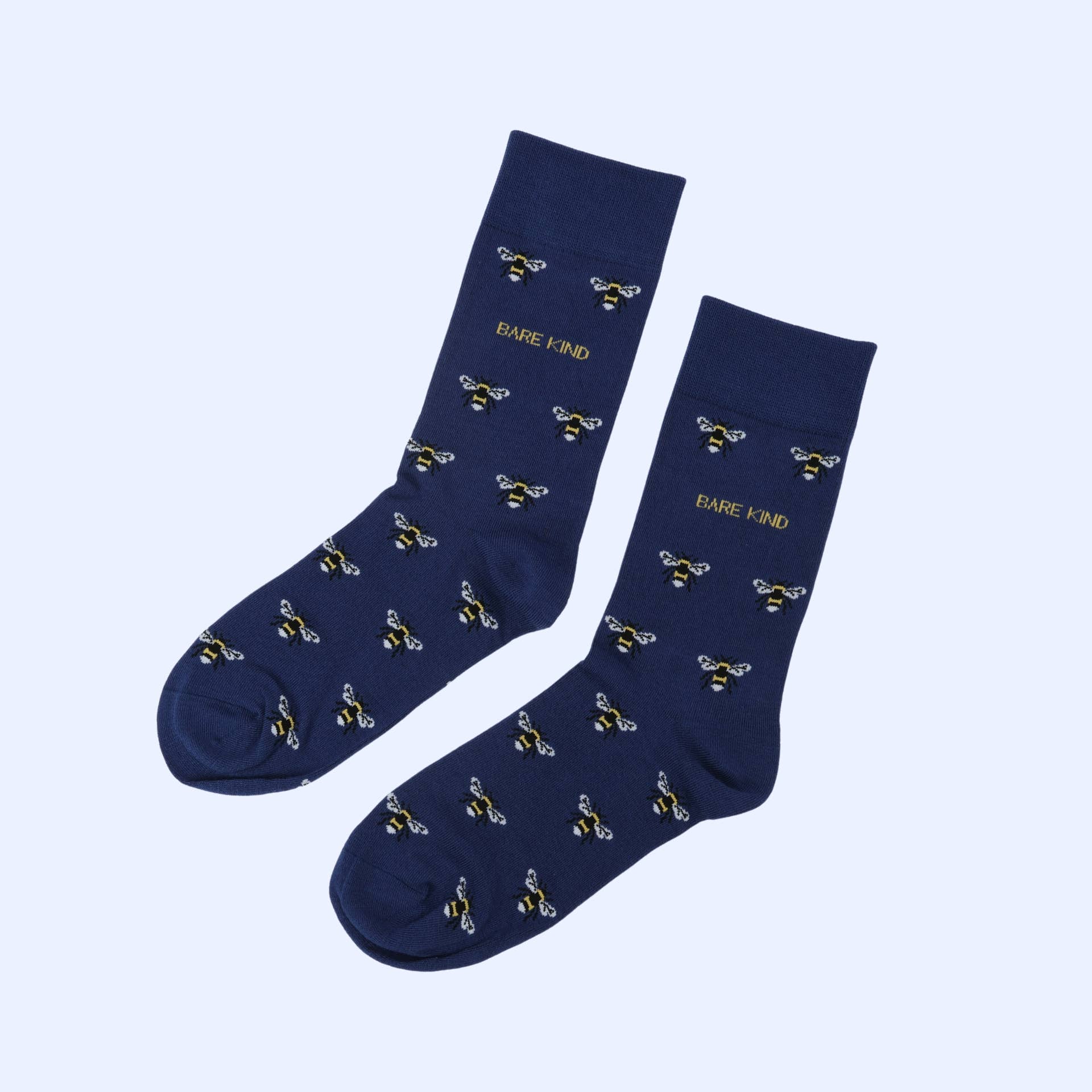 Small Motif Bee Bamboo Socks