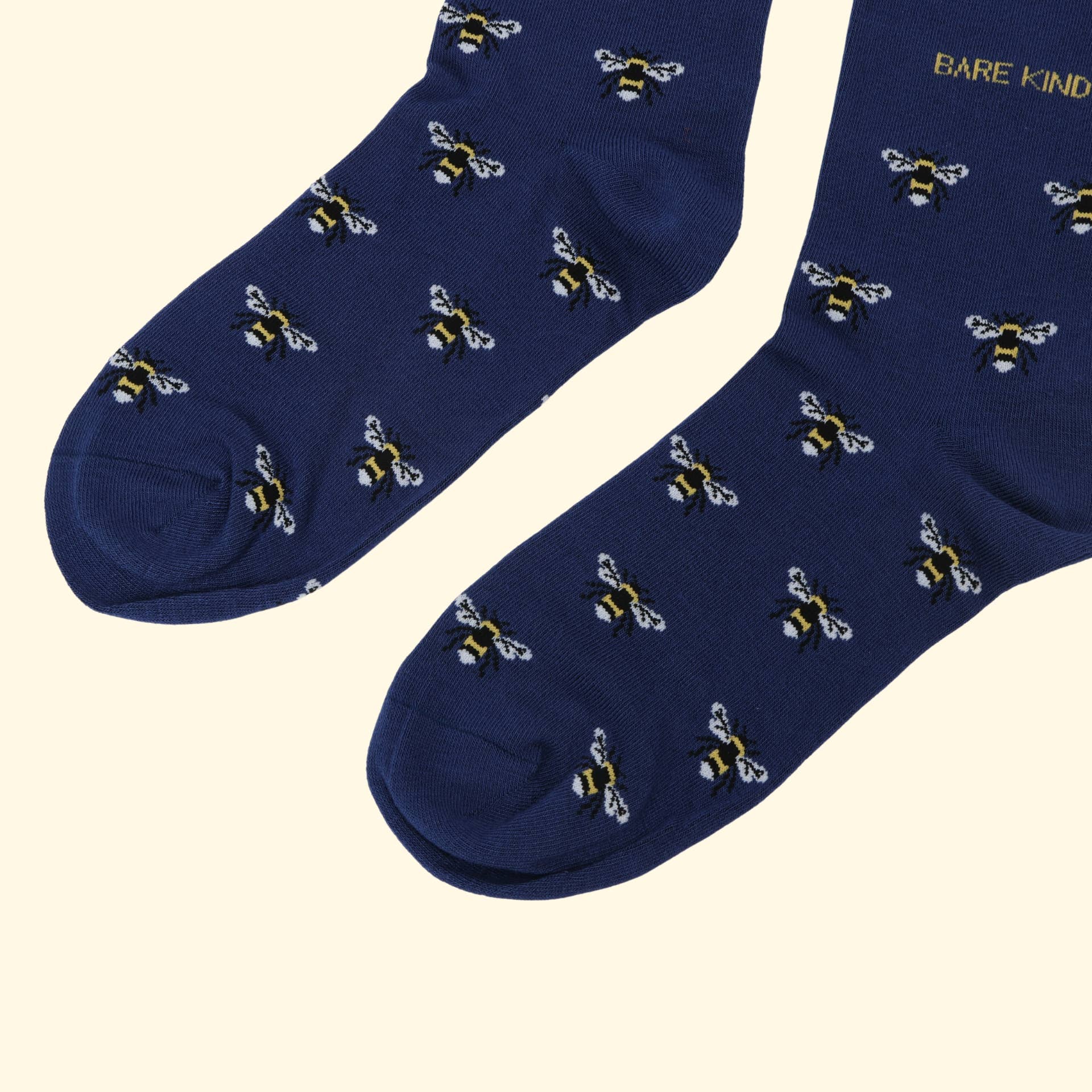 Small Motif Bee Bamboo Socks - Image 4