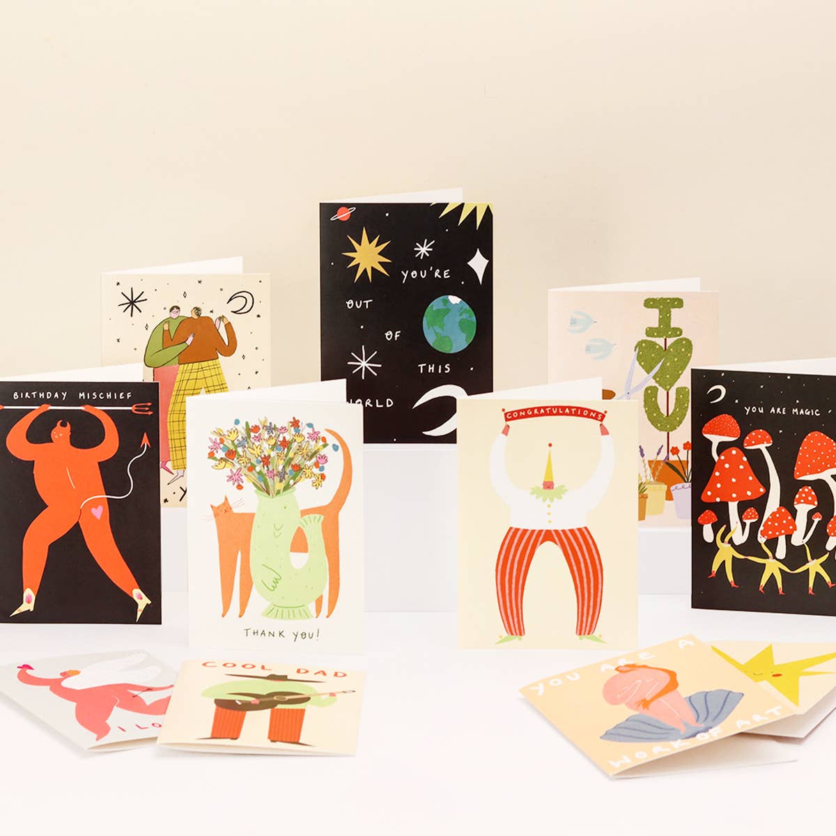 Smiling Star Greeting Card | Gold Star | Achievement Greetings Card - Image 4