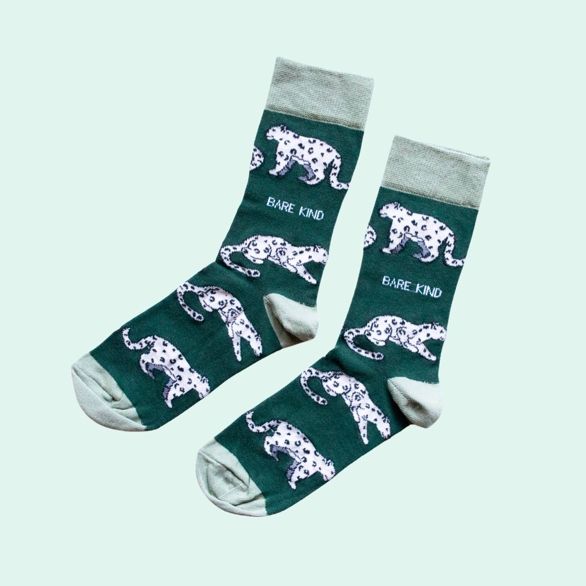 Snow Leopard Bamboo Socks
