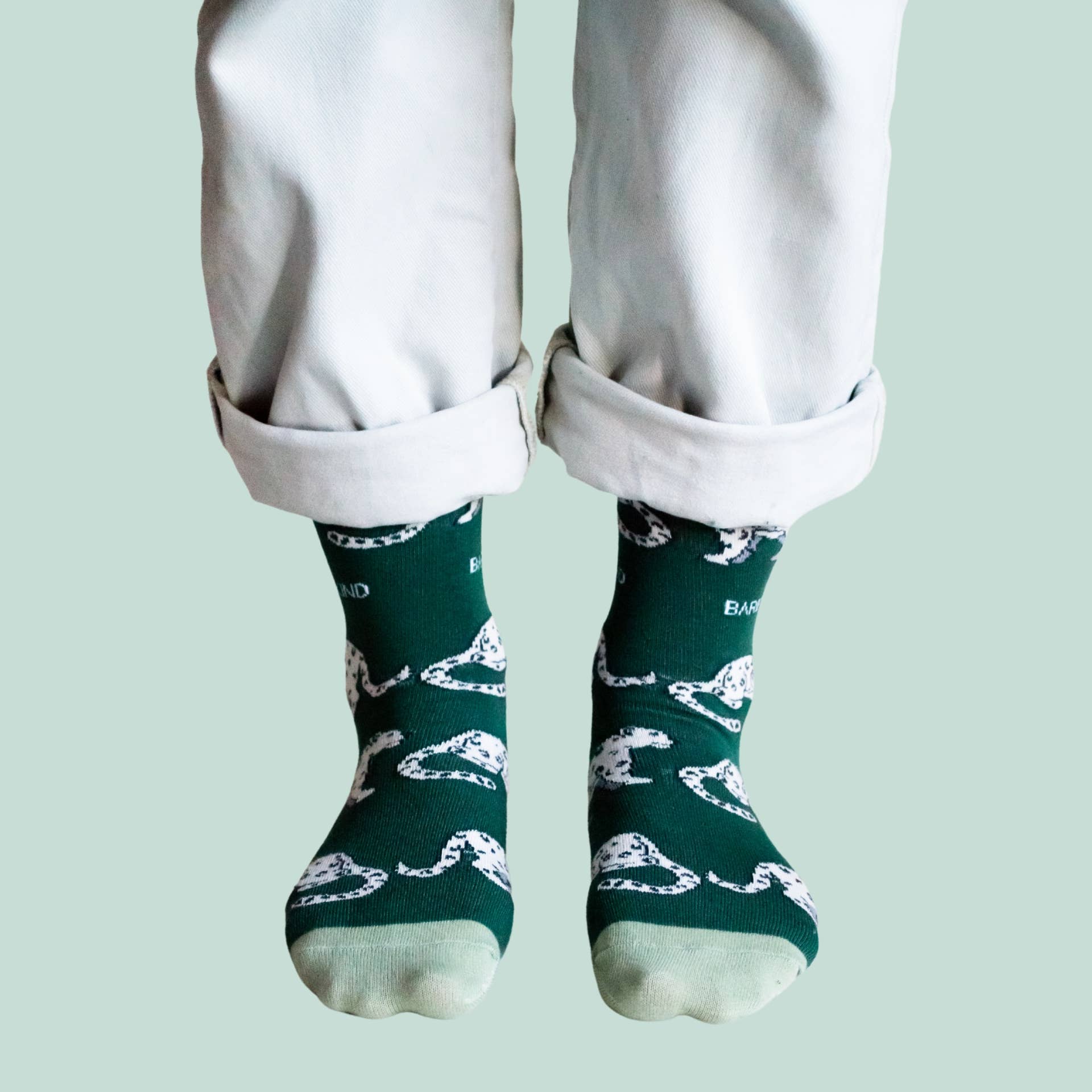 Snow Leopard Bamboo Socks - Image 6