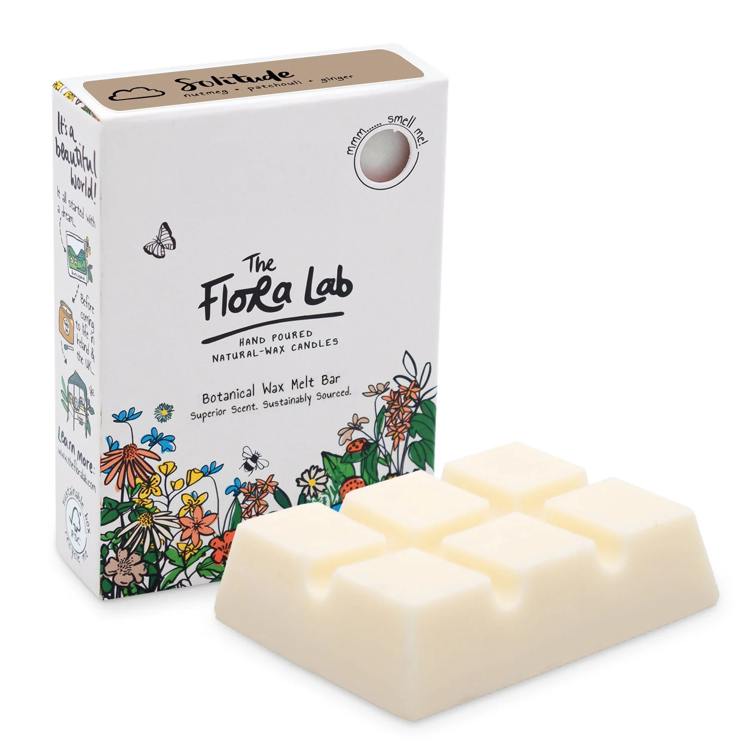 Solitude Wax Melt Bar | Nutmeg. Patchouli. Ginger - Image 3