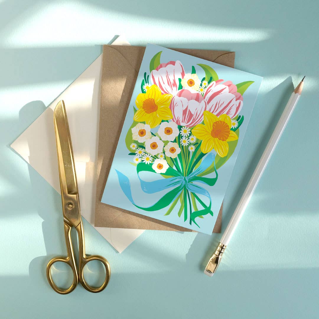 Spring Bouquet | Everyday greetings card | Floral - Image 2