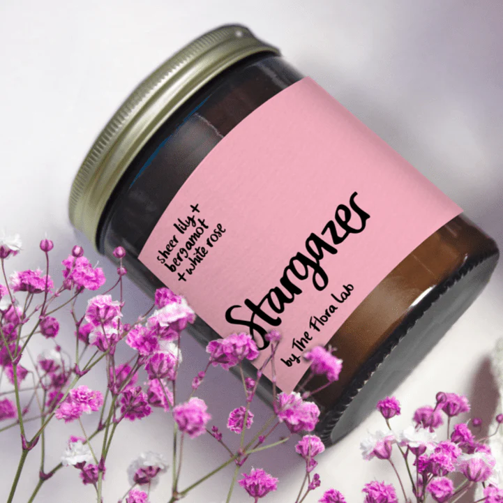 Stargazer Natural-Wax Candle | Sheer Lily. Bergamot. White Rose.