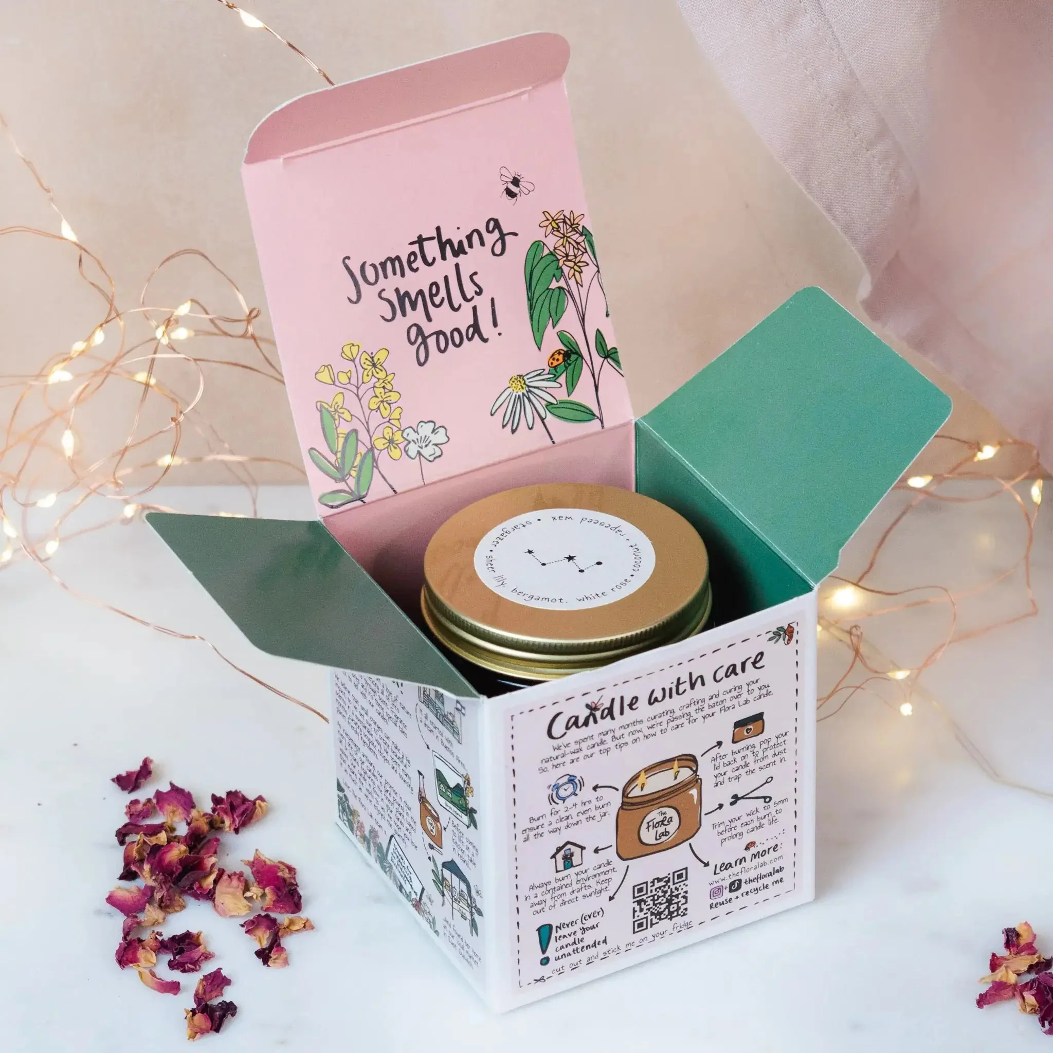 Stargazer Natural-Wax Candle | Sheer Lily. Bergamot. White Rose. - Image 4