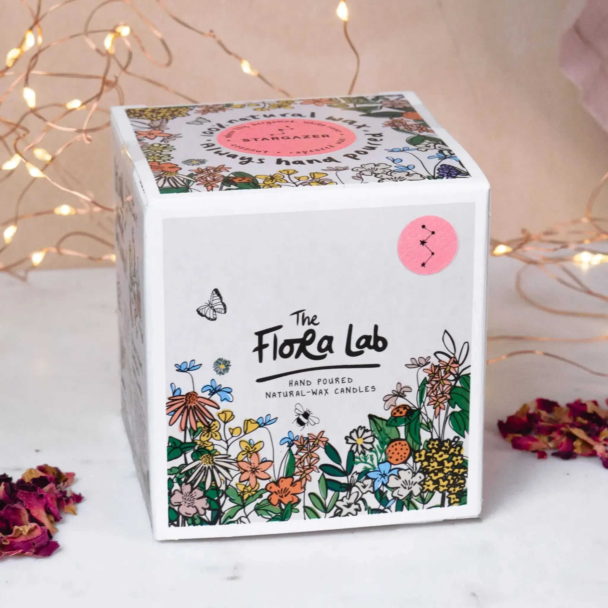 Stargazer Natural-Wax Candle | Sheer Lily. Bergamot. White Rose. - Image 5