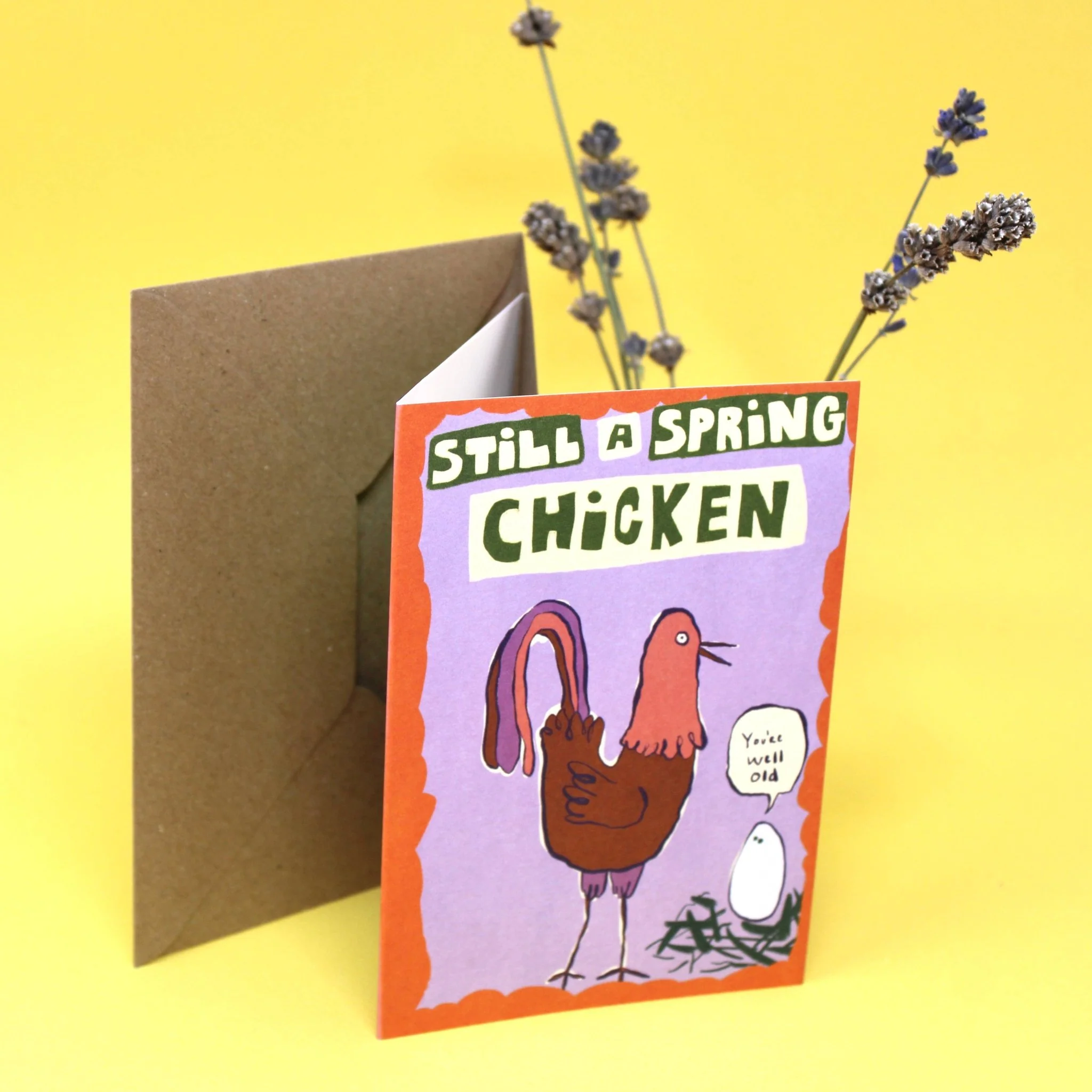 Still a Spring Chicken Greetings Card - Image 3