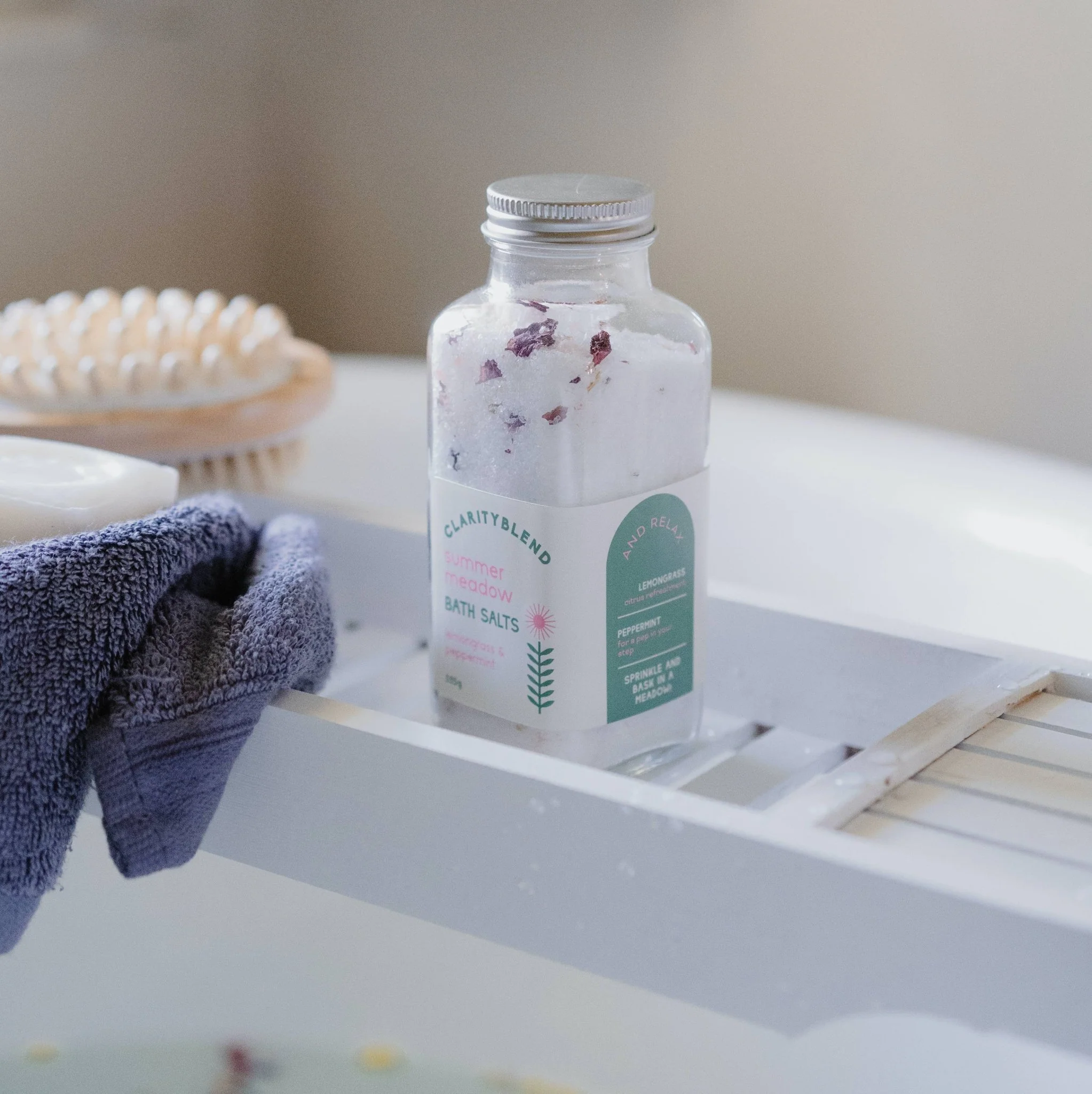 Summer Meadow Aromatherapy Bath Salts - Image 2