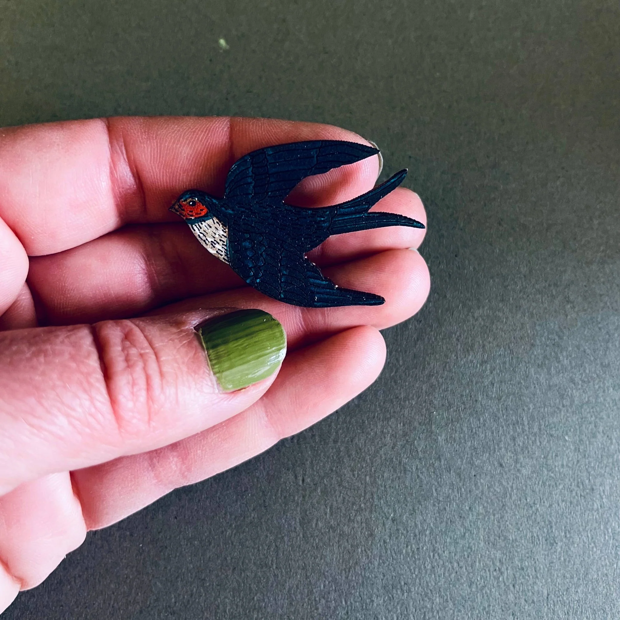 Swallow Mini pin Brooch  - Image 4
