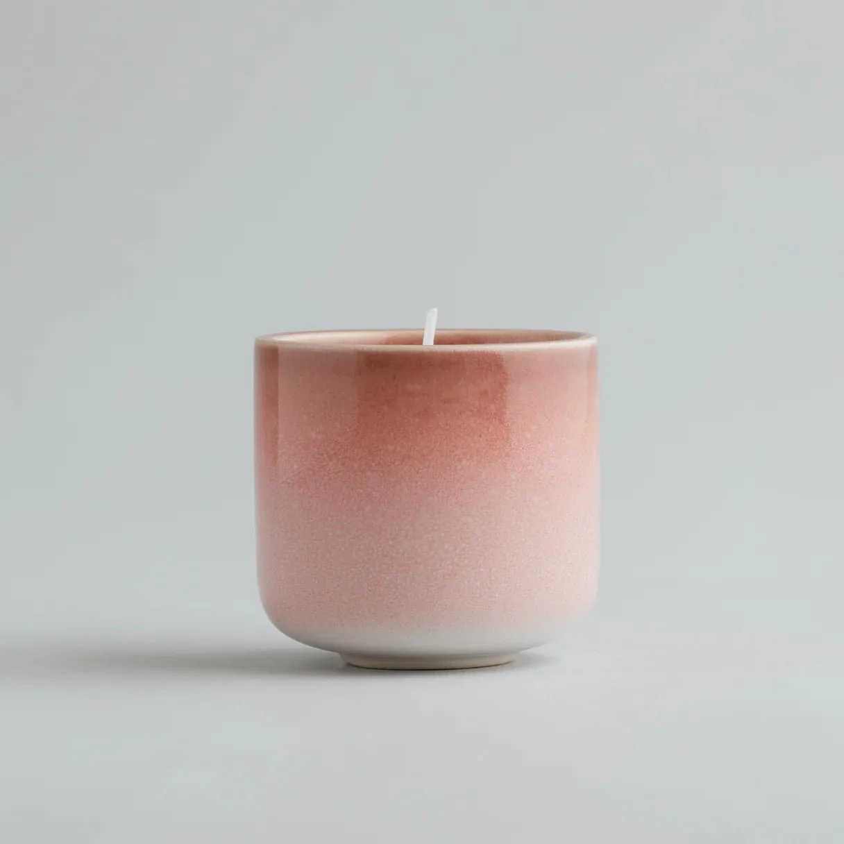 Sweet Pea Candle in Pink Garden Path Ceramic Pot