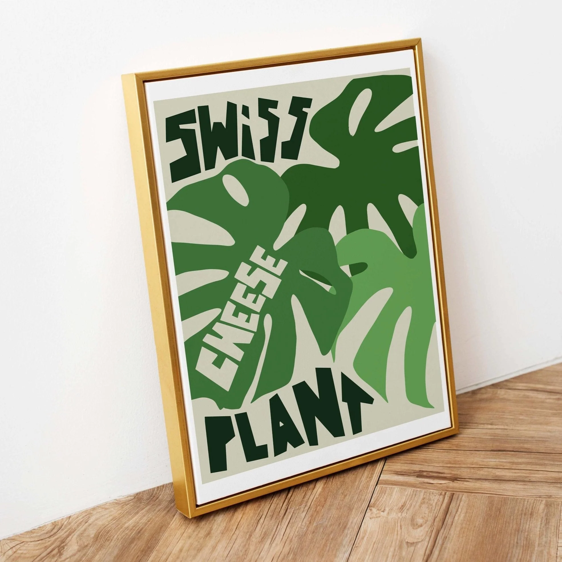 Swiss Cheese Plant Art Print