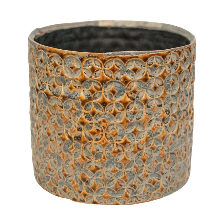 Terni Planter in Mustard Yellow