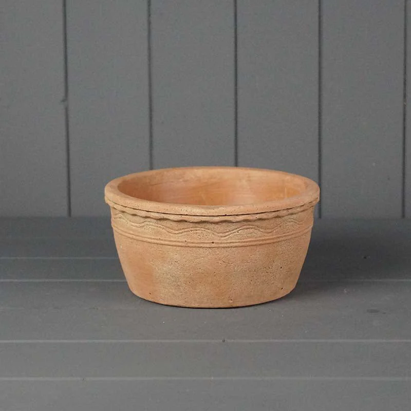Terracotta Cement Bowl Pot