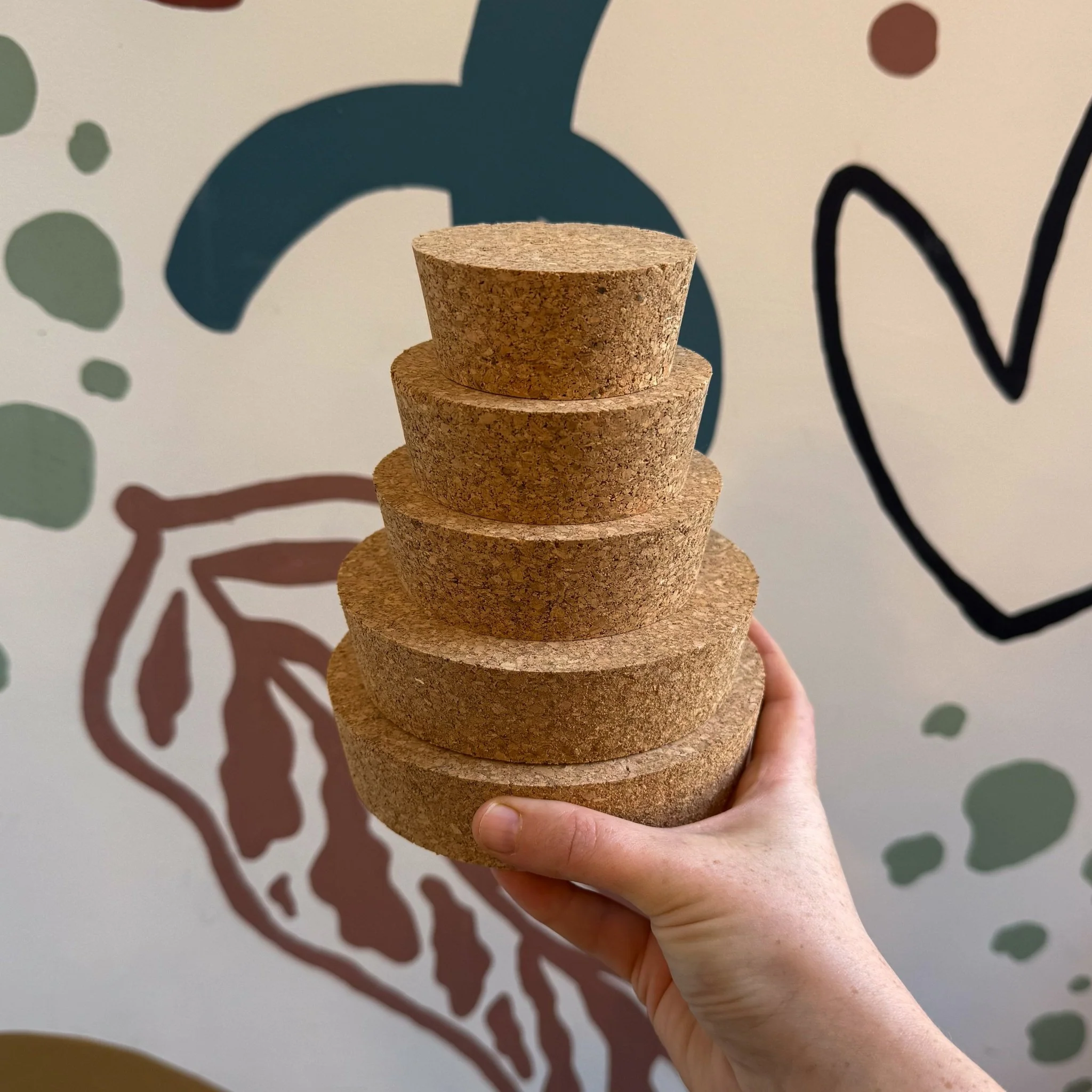 Cork Lid - Perfect Fit for Terrariums and Glass Jars - Various Sizes - Image 2