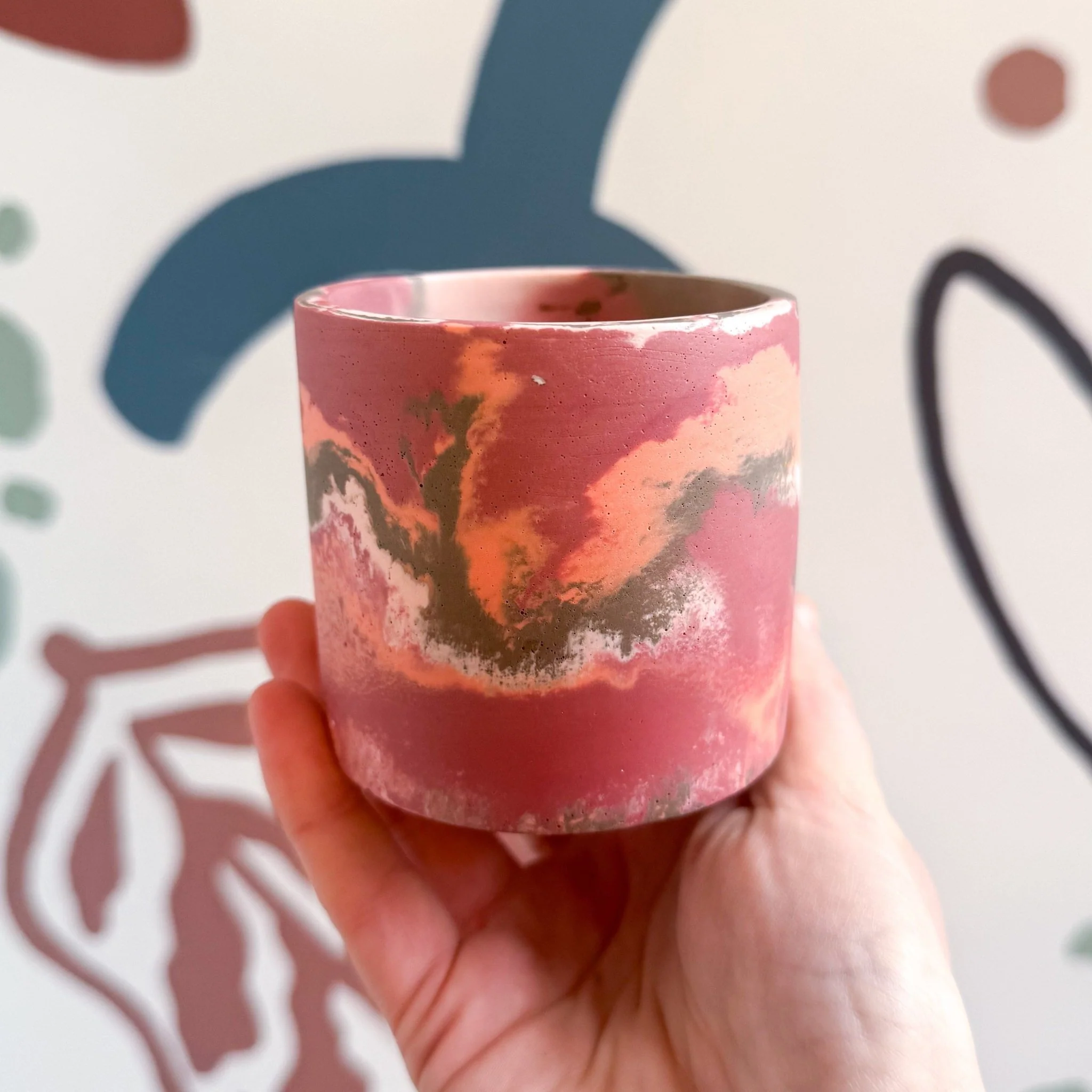 The Bleeding Marasmius Jesmonite Mini Pot [Beneath the Canopy RHS Collab]