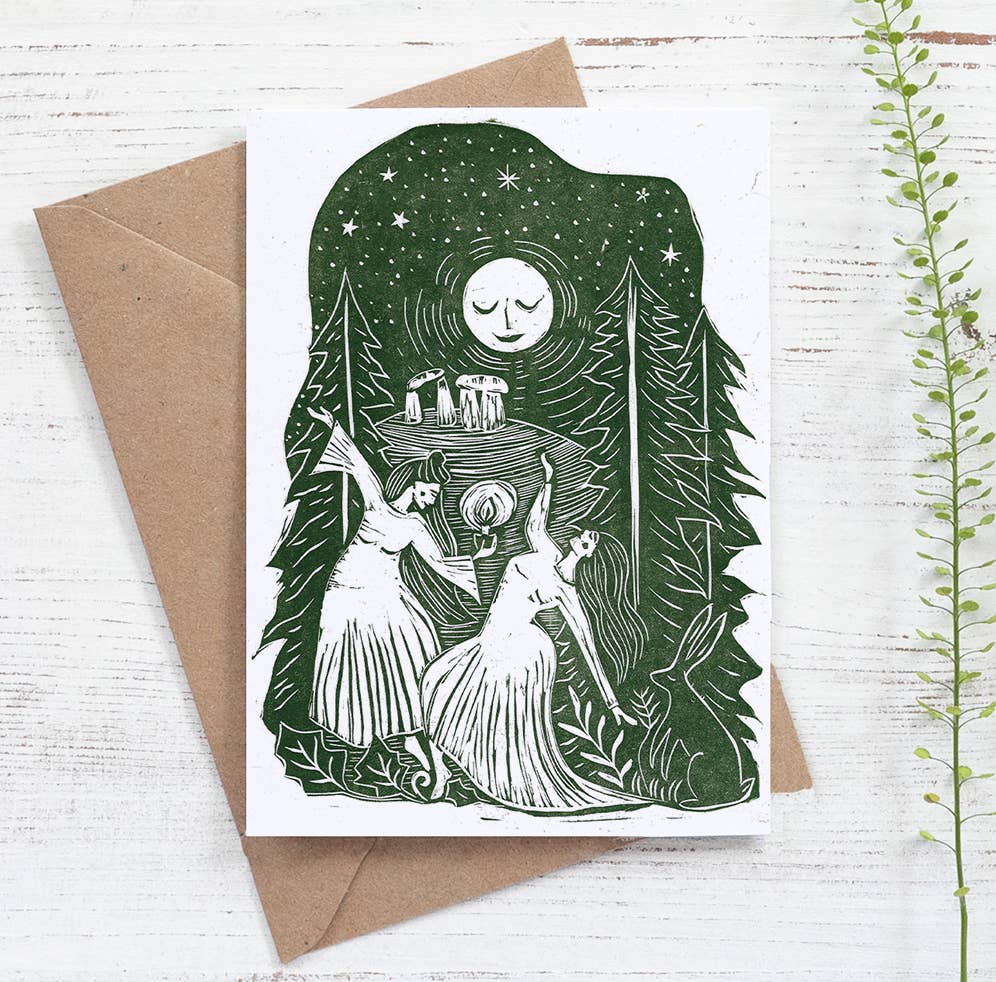 The Darkest Night Greetings Card