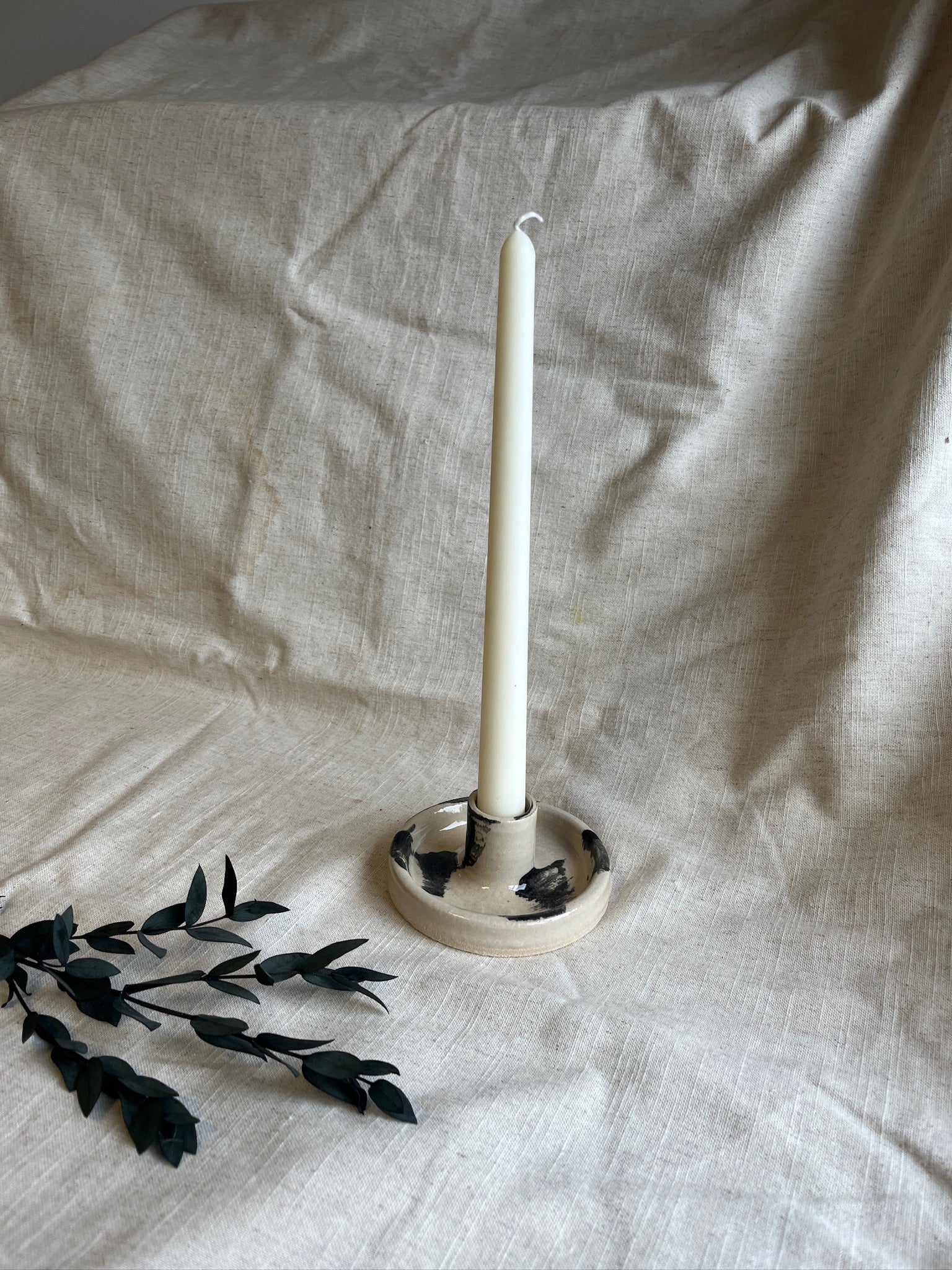The Maker's Mark Ceramic Candlestick Holder - Image 2