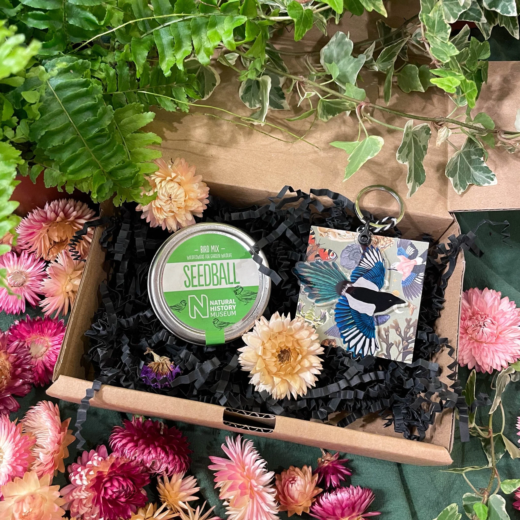 The Nature Lover Mini Gift Set - Keyring and Wildflower Seeds - Choose your own! - Image 3
