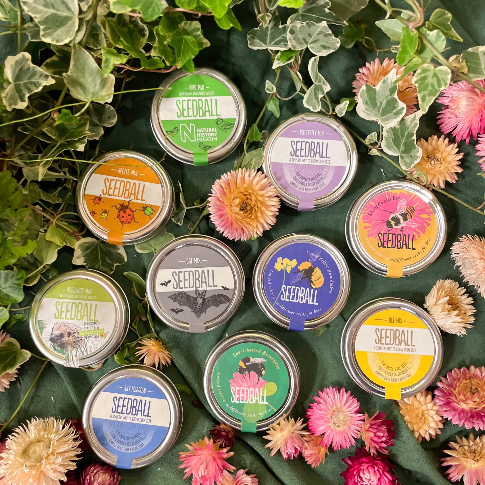 The Nature Lover Mini Gift Set - Keyring and Wildflower Seeds - Choose your own! - Image 5