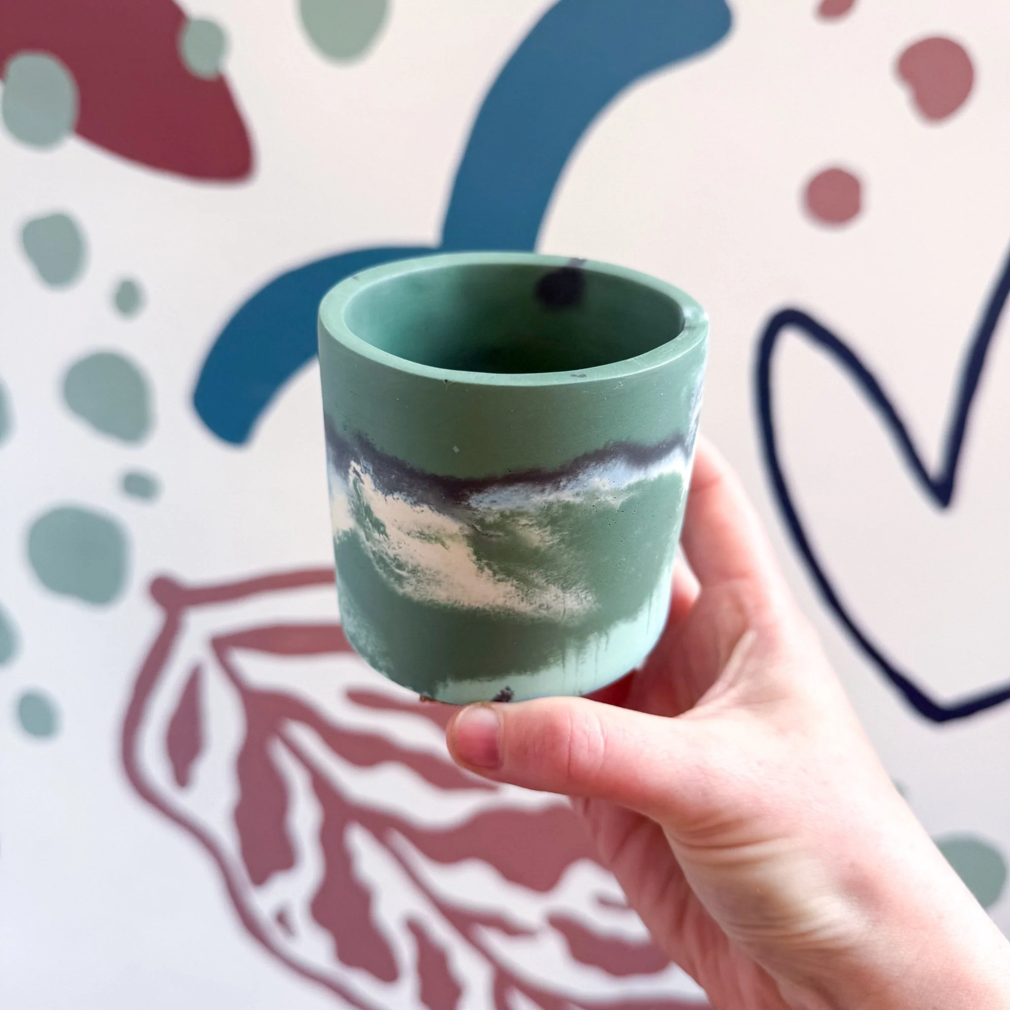 The Orchid Bee Jesmonite Mini Pot [Beneath the Canopy RHS Collab] - Image 2
