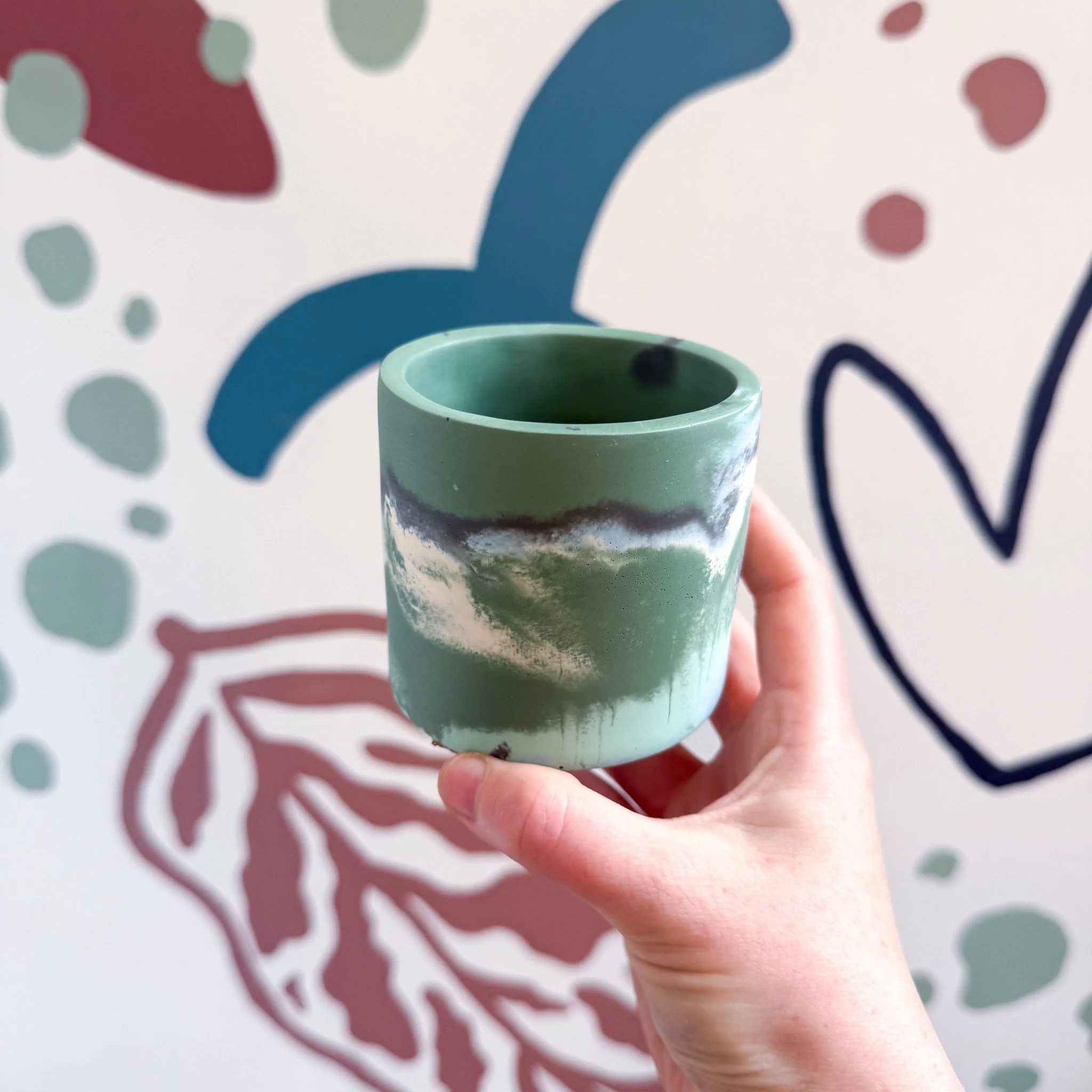 The Orchid Bee Jesmonite Mini Pot [Beneath the Canopy RHS Collab] - Image 6