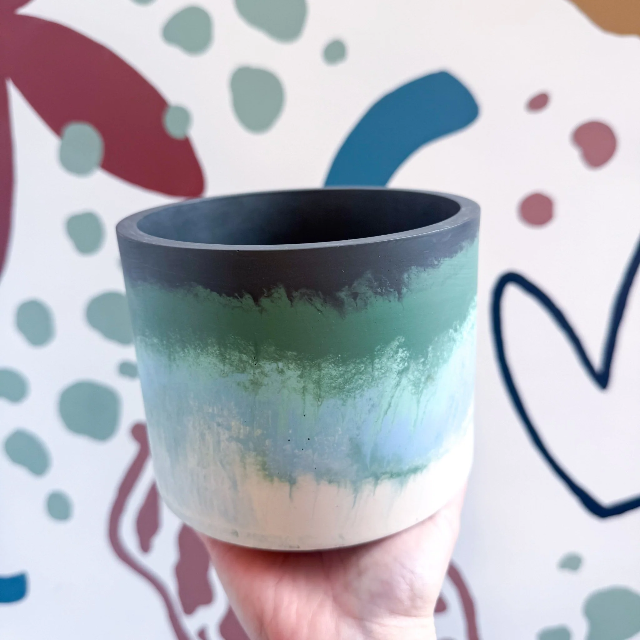 The Orchid Bee Jesmonite Pot [Beneath the Canopy RHS Collab] - Image 2