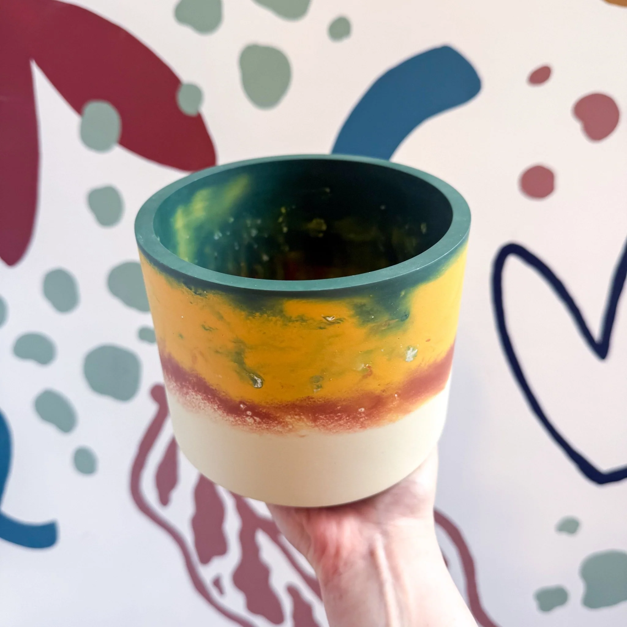 The Paradise Tanager Jesmonite Pot [Beneath the Canopy RHS Collab] - Image 2