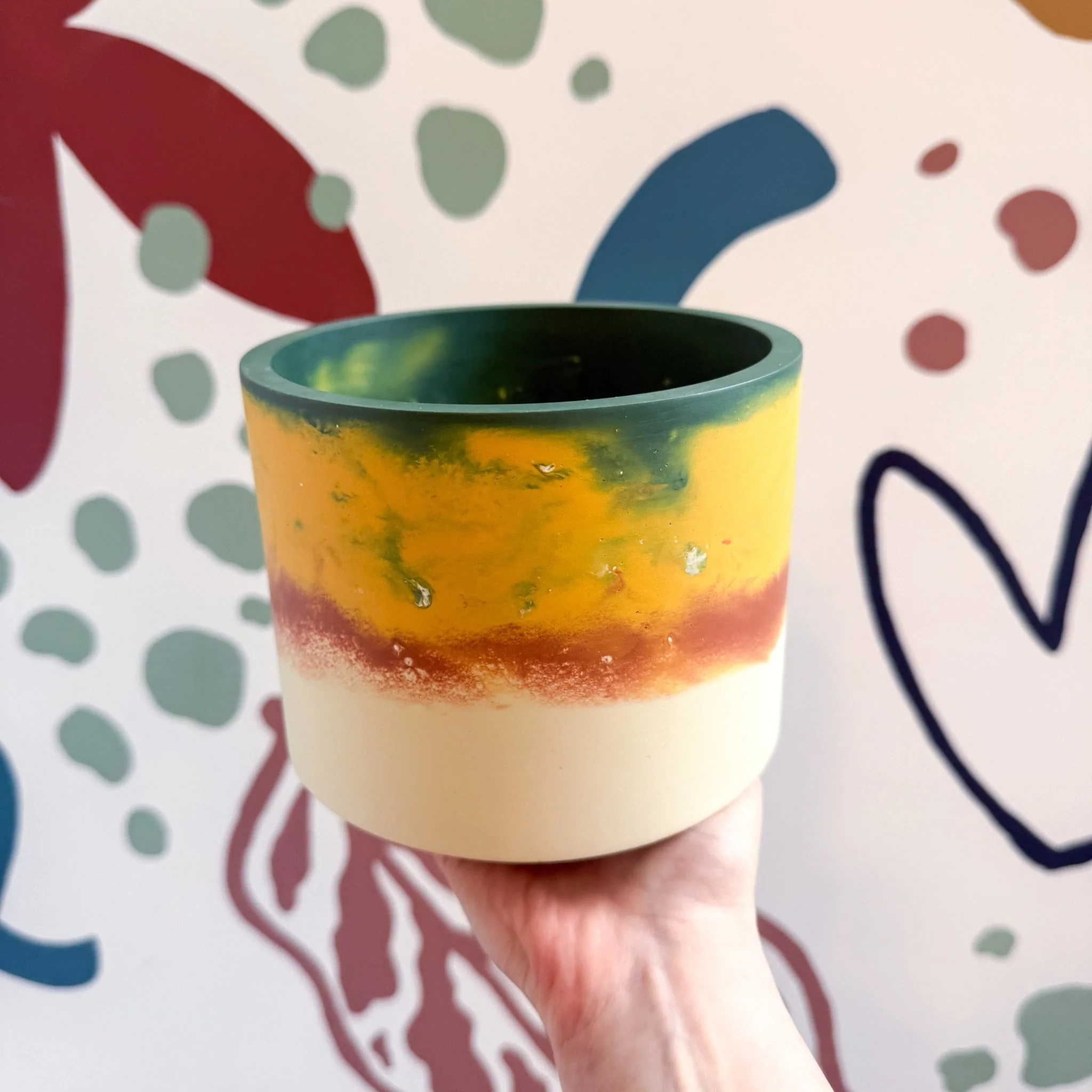The Paradise Tanager Jesmonite Pot [Beneath the Canopy RHS Collab] - Image 3