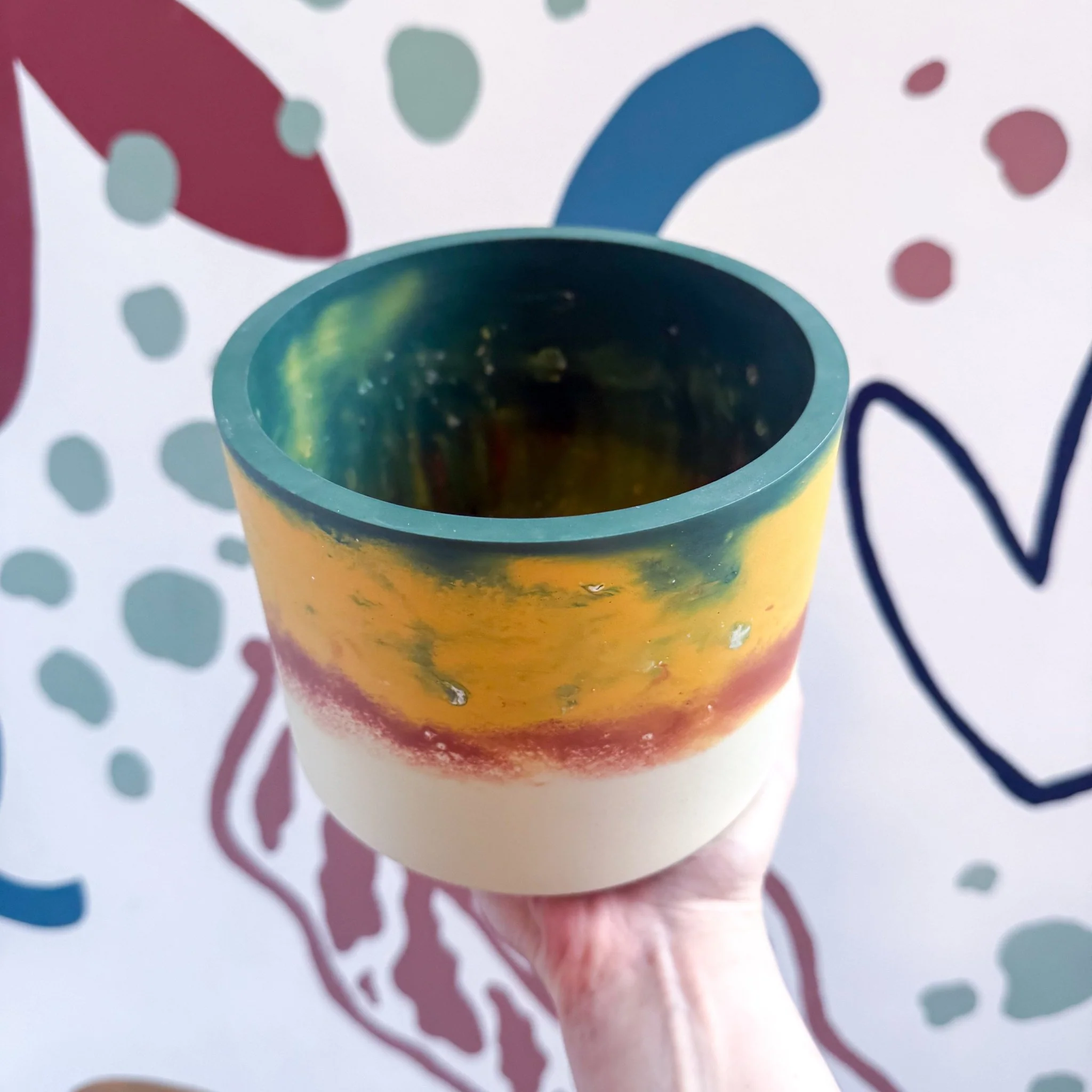 The Paradise Tanager Jesmonite Pot [Beneath the Canopy RHS Collab] - Image 4