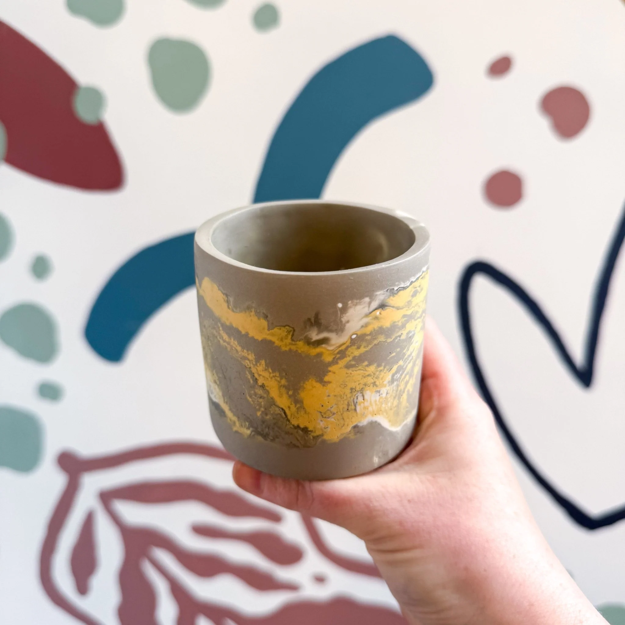 The Yellow-Footed Tortoise Jesmonite Mini Pot [Beneath the Canopy RHS Collab] - Image 4
