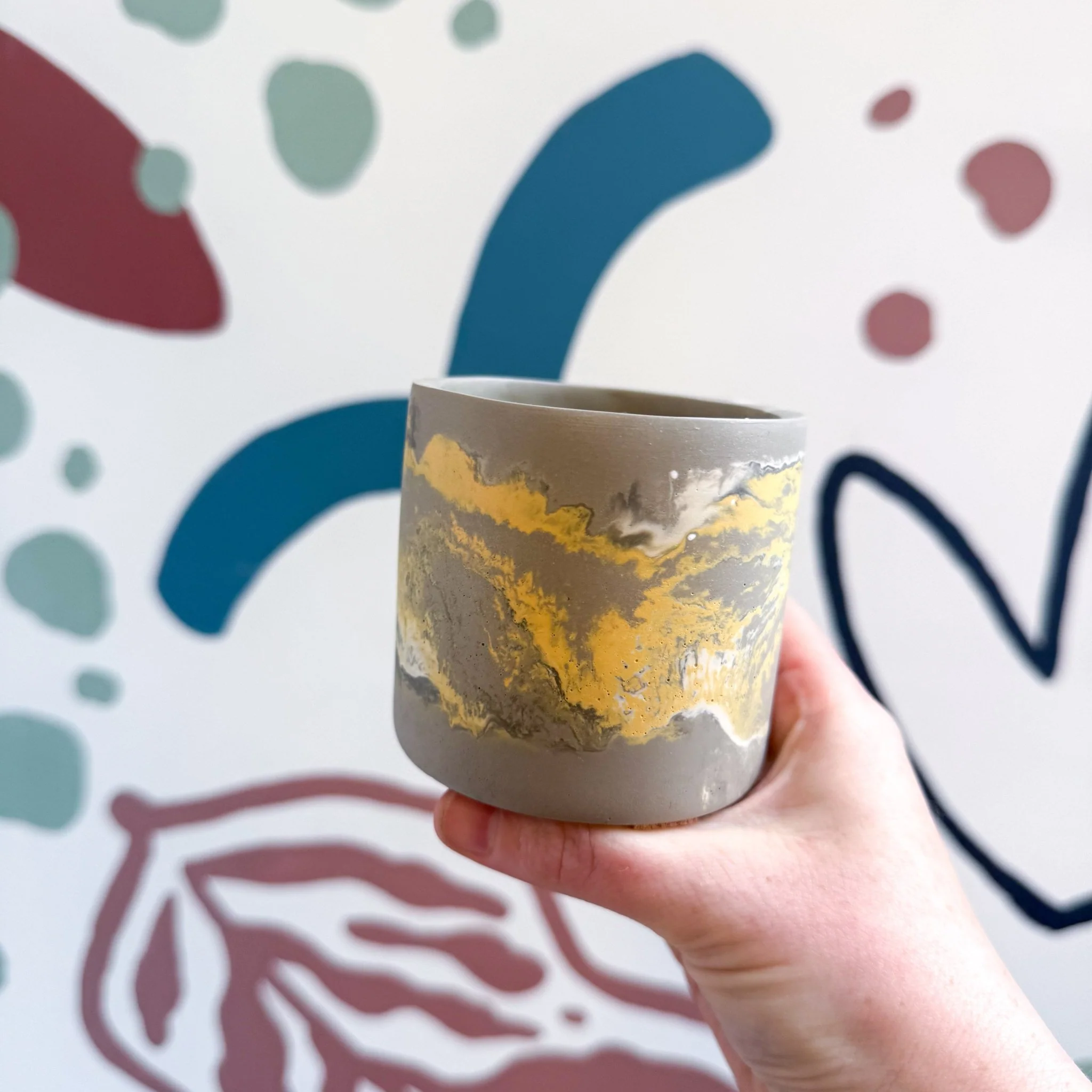 The Yellow-Footed Tortoise Jesmonite Mini Pot [Beneath the Canopy RHS Collab] - Image 5