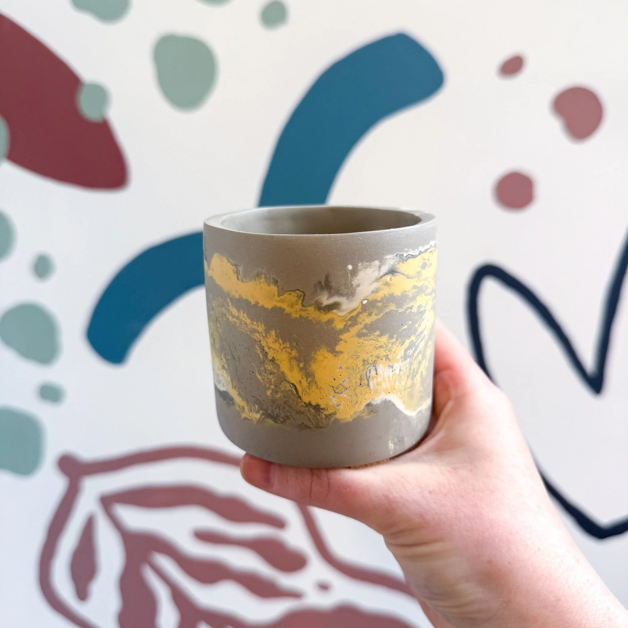 The Yellow-Footed Tortoise Jesmonite Mini Pot [Beneath the Canopy RHS Collab] - Image 6