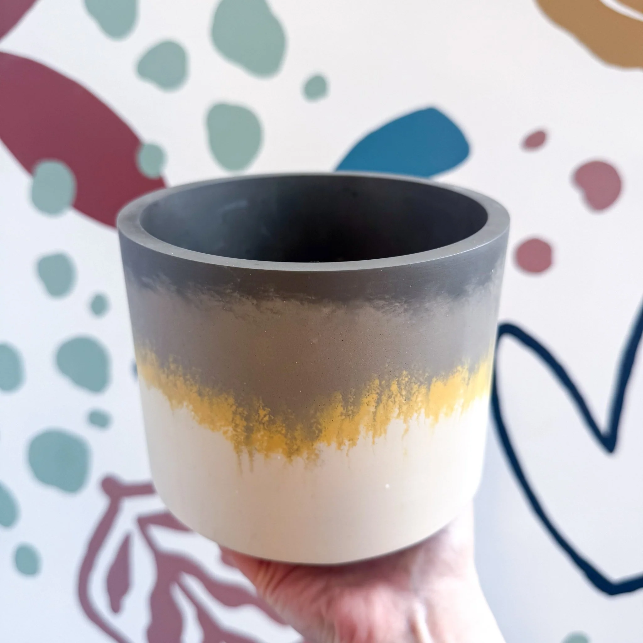 The Yellow-Footed Tortoise Jesmonite Pot [Beneath the Canopy RHS Collab] - Image 2