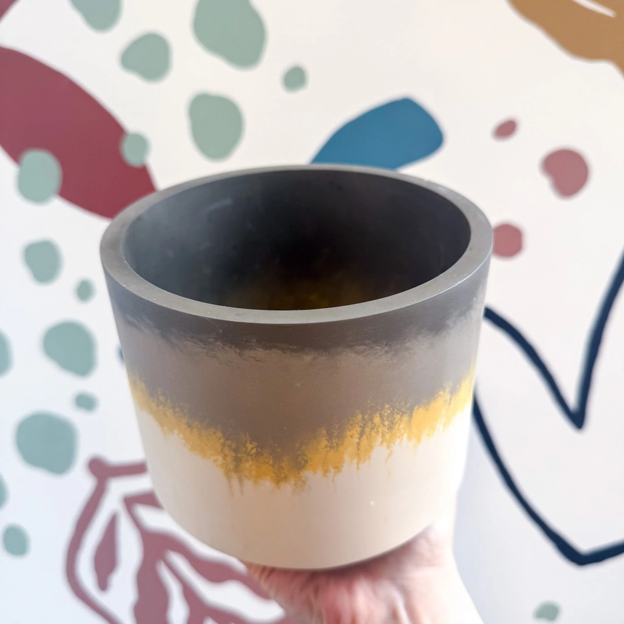 The Yellow-Footed Tortoise Jesmonite Pot [Beneath the Canopy RHS Collab] - Image 7