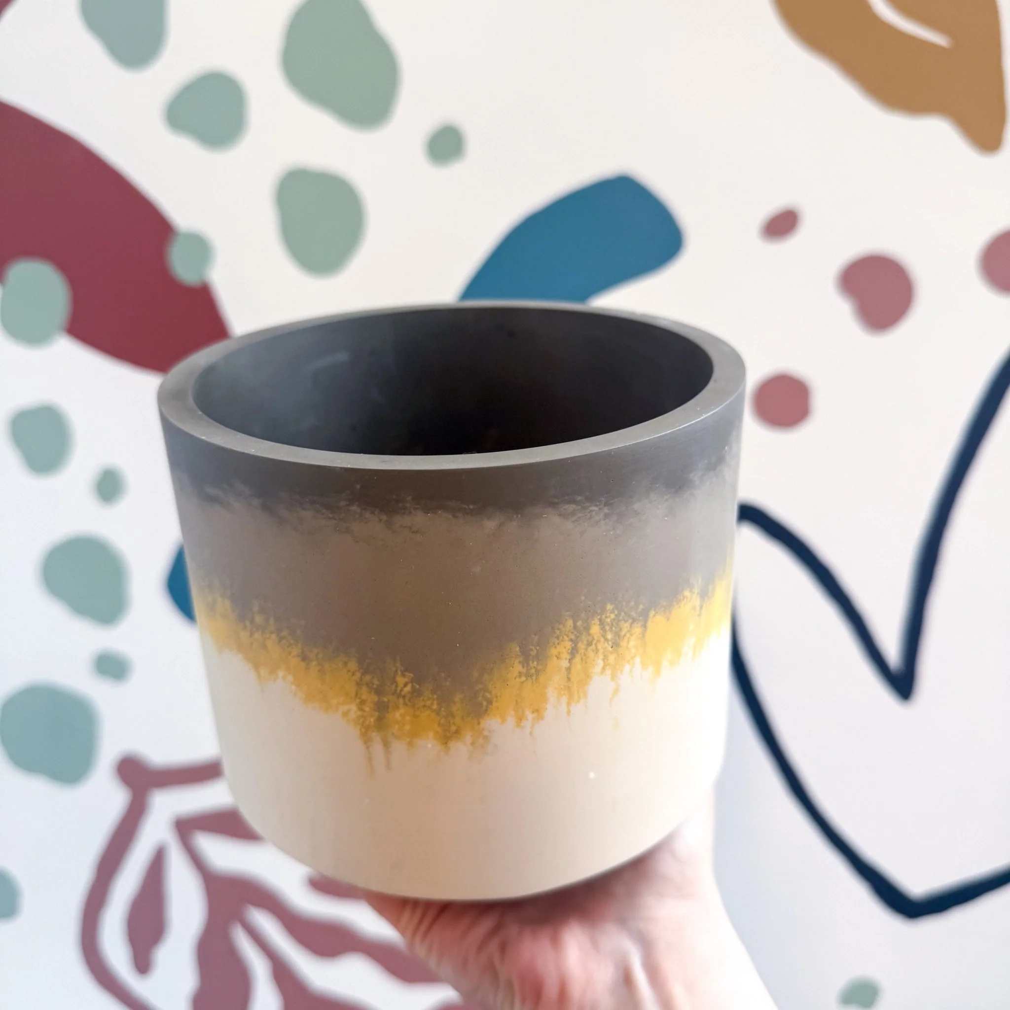 The Yellow-Footed Tortoise Jesmonite Pot [Beneath the Canopy RHS Collab] - Image 8