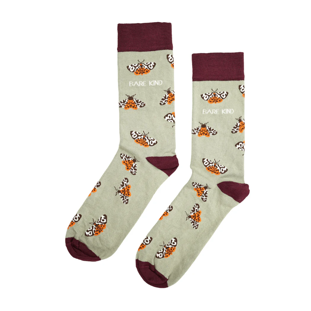 Tiger Moth Bamboo Socks