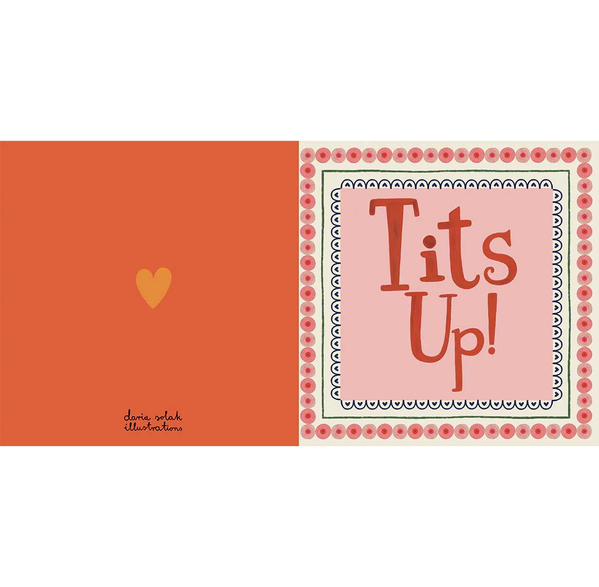 TITS UP! Greetings Card - Image 2