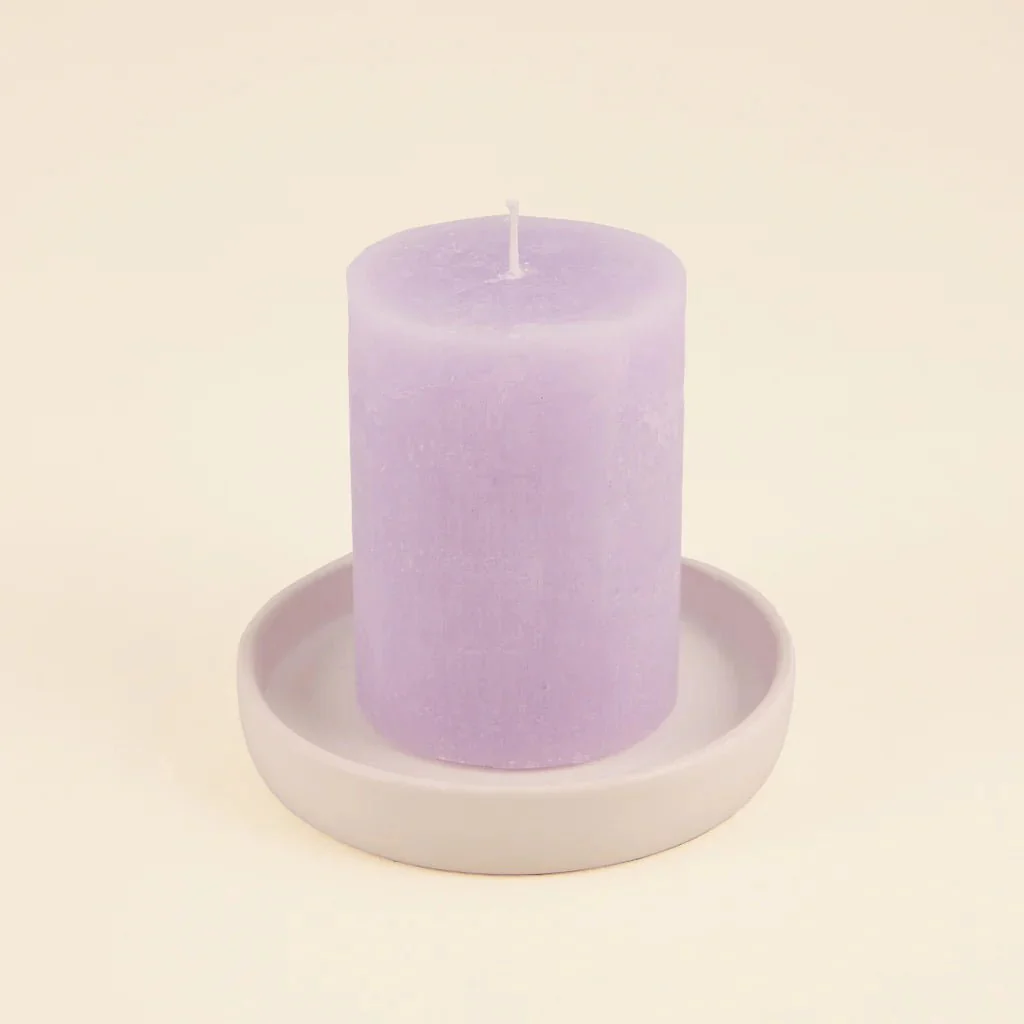 Tranquillity Fragranced Coloured Pillar - Image 2