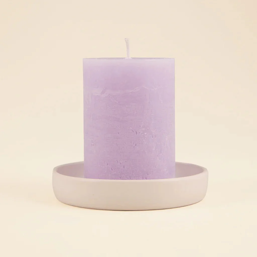 Tranquillity Fragranced Coloured Pillar - Image 3