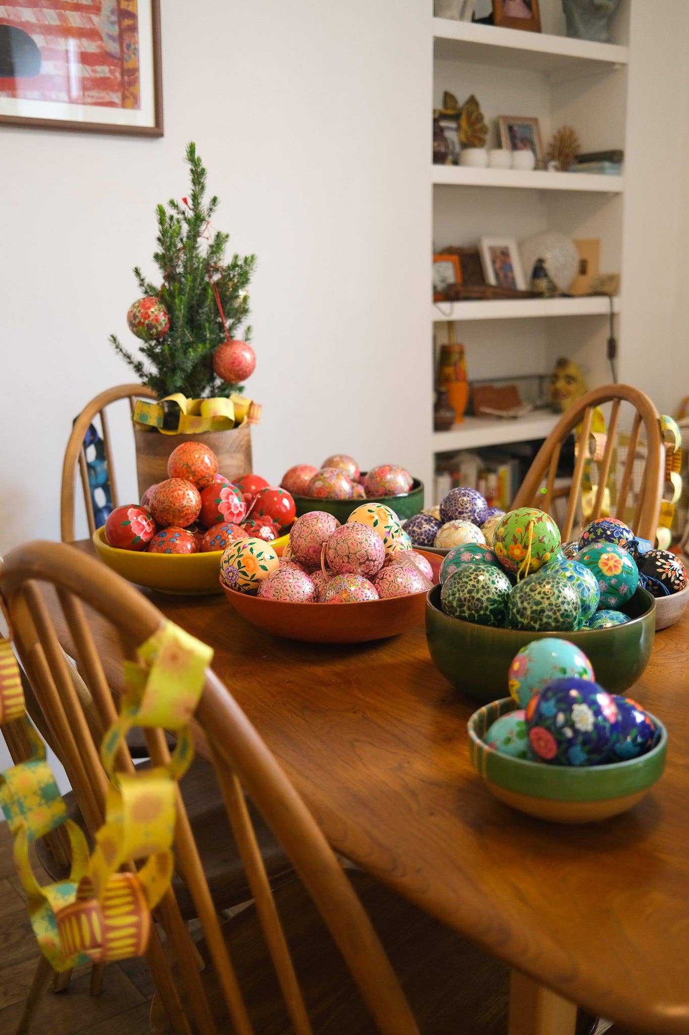 Turquoise Flowers Bauble - Image 3