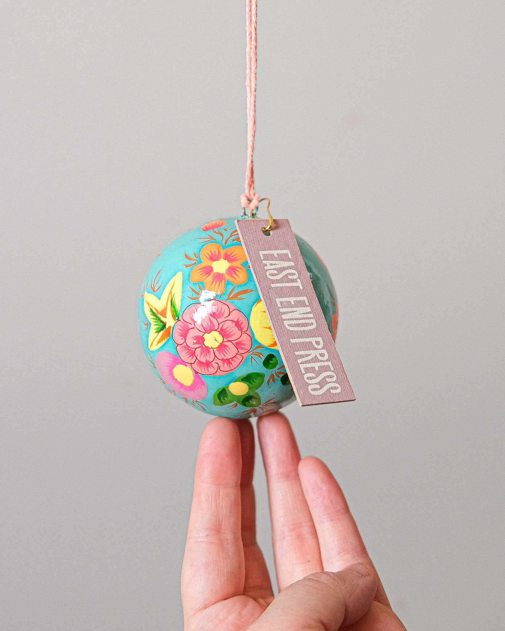 Turquoise Flowers Bauble - Image 5