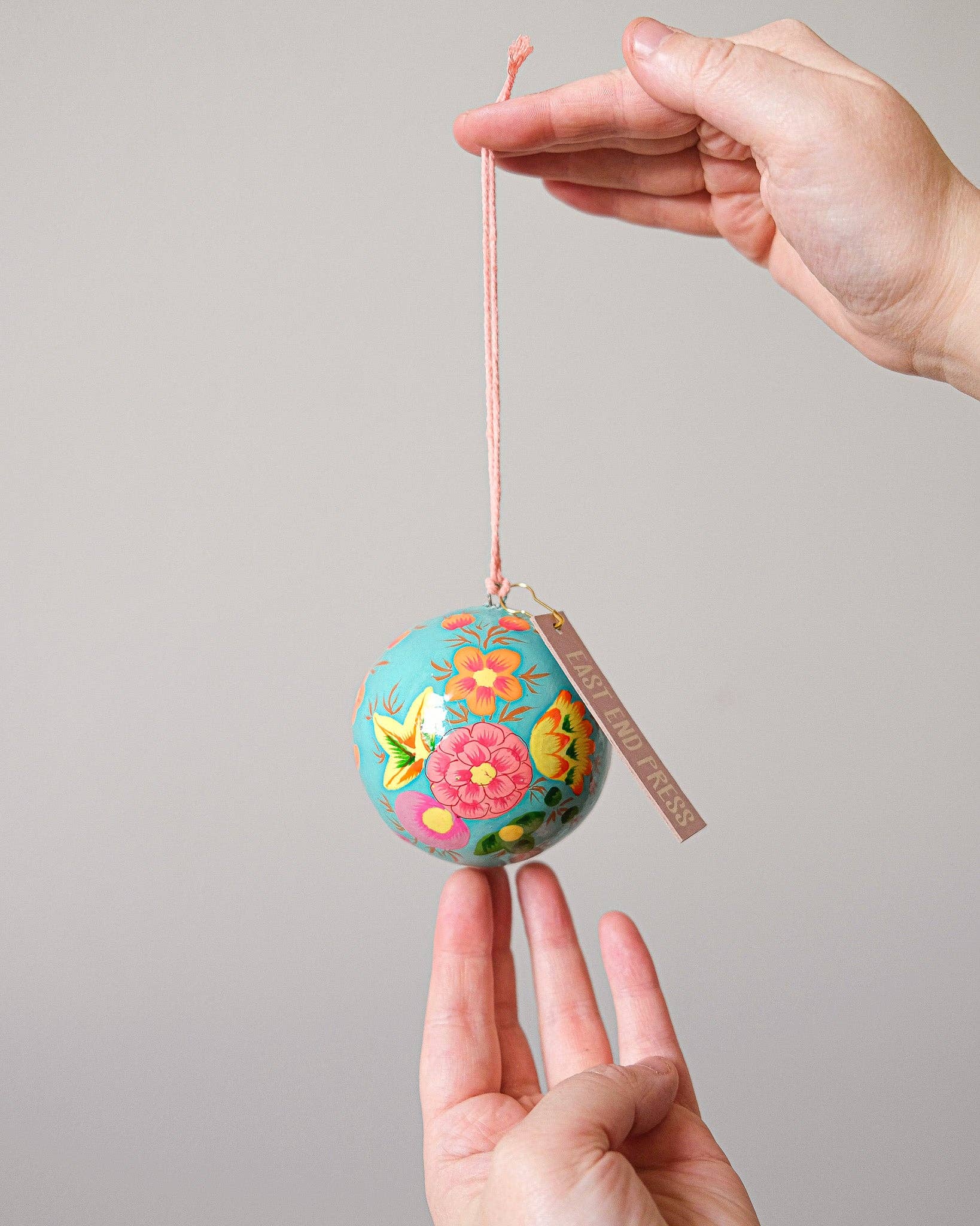 Turquoise Flowers Bauble - Image 6