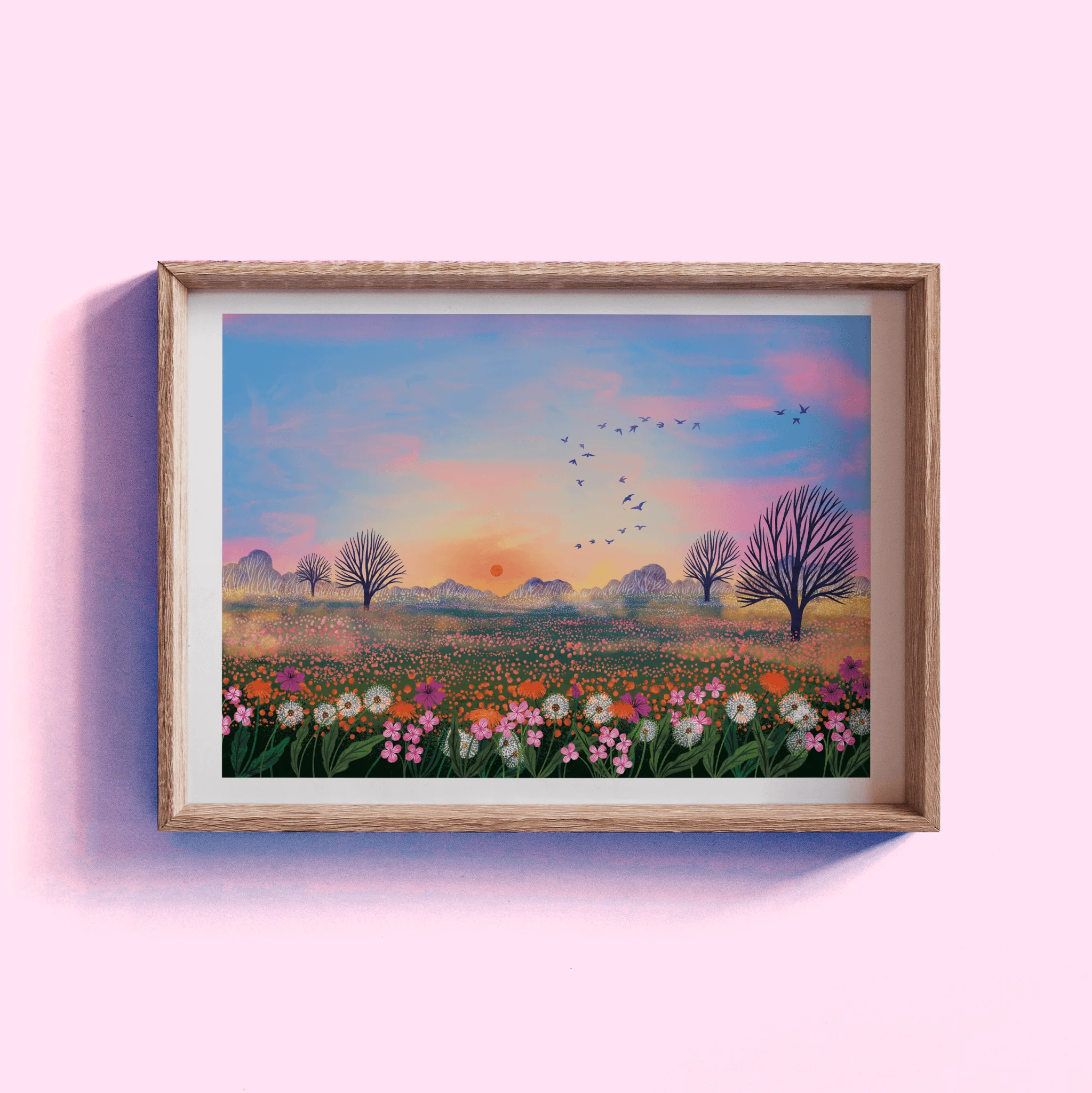 Wildflower Meadow Giclee Art Print