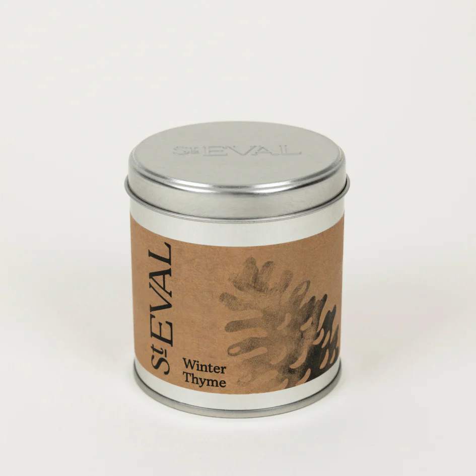 Winter Thyme Scented Tin Candle - Image 4