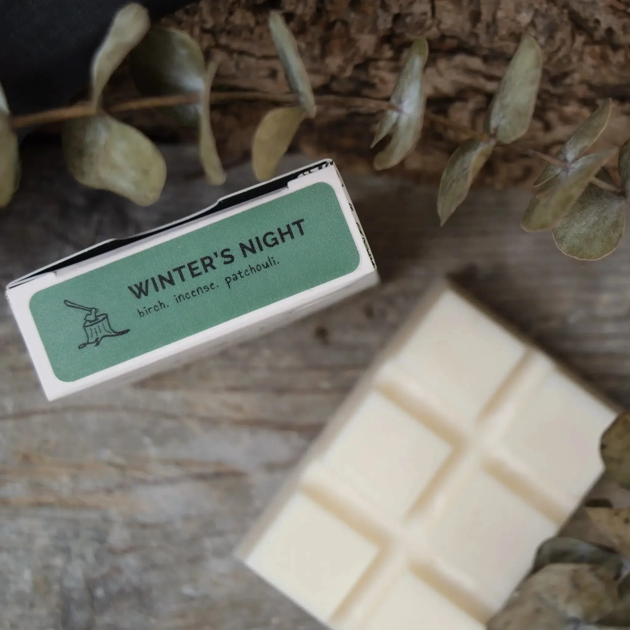 Winter's Night Wax Melt Bar | Birch. Incense. Patchouli - Image 4