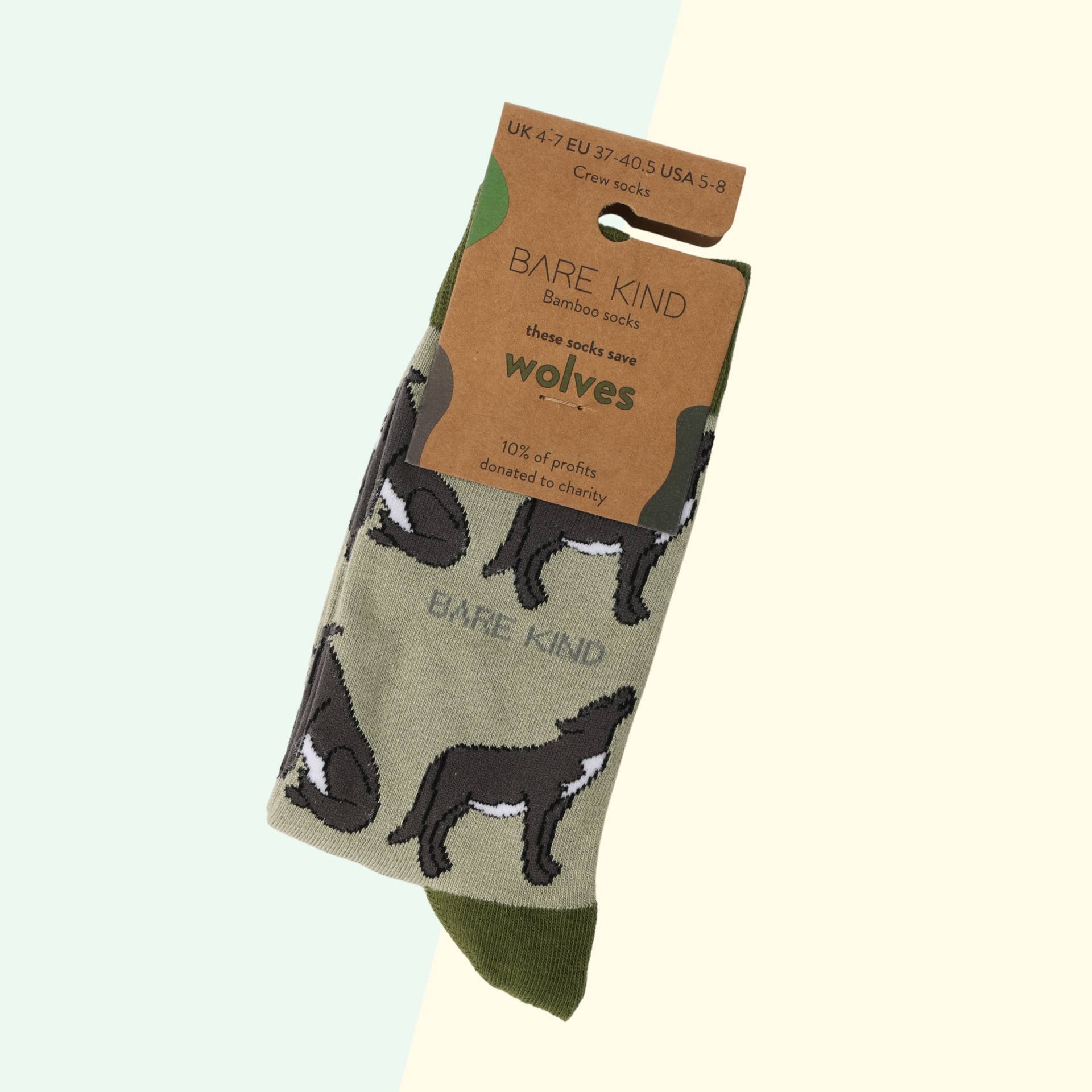 Wolves Bamboo Socks - Image 2