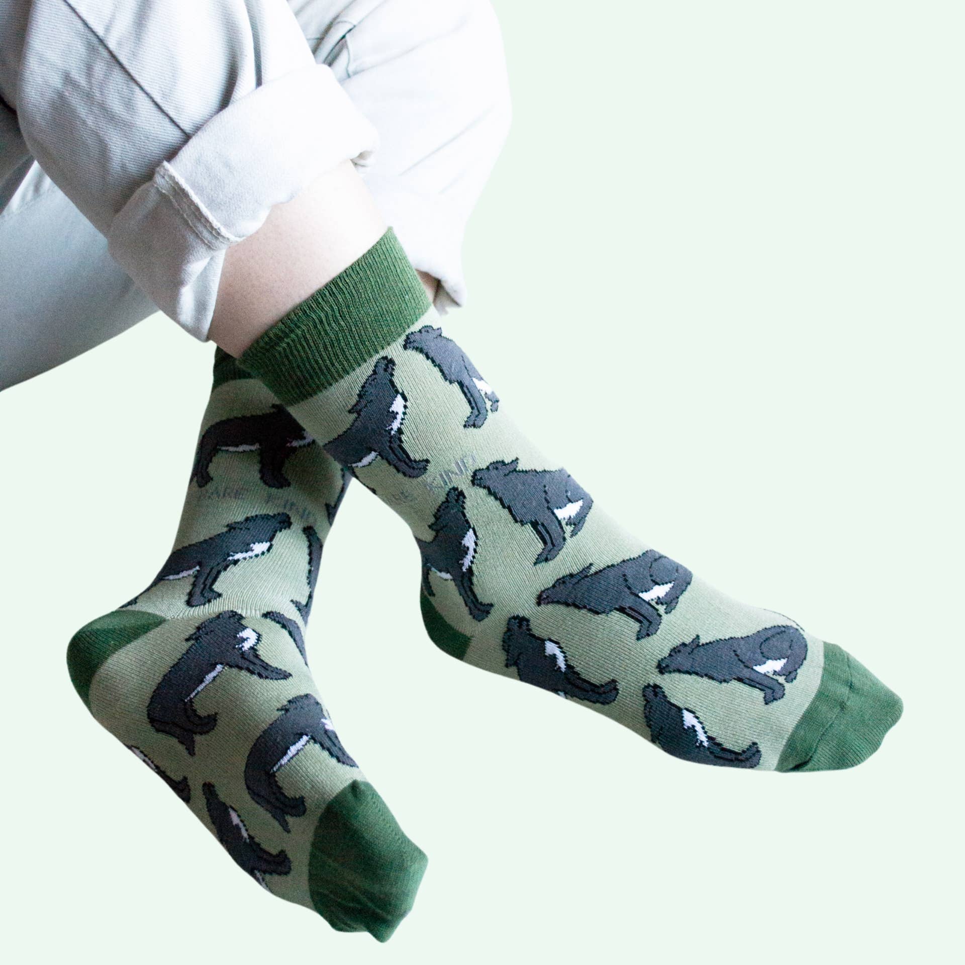 Wolves Bamboo Socks - Image 5