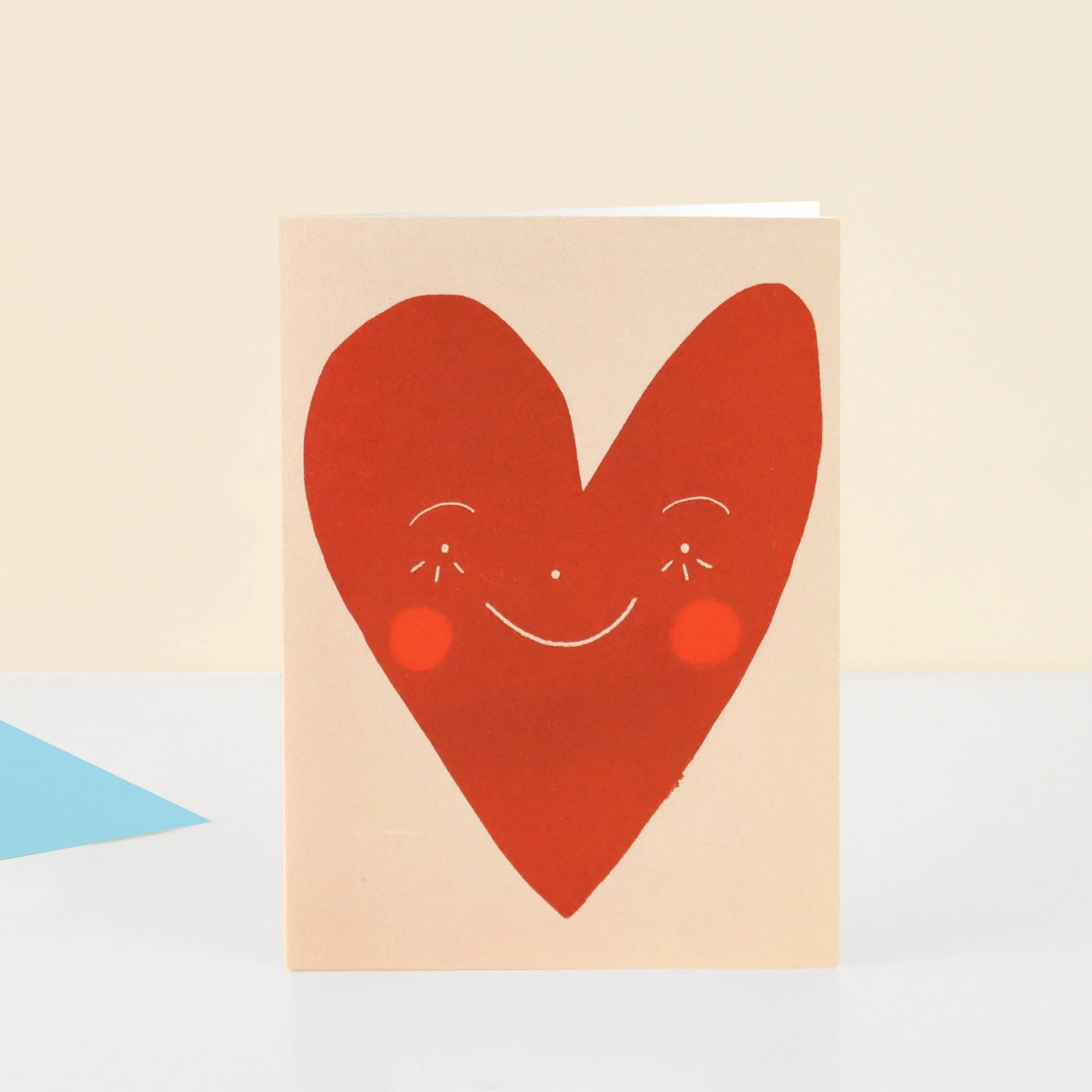 Wonky Heart Love Greetings Card | Anniversary | Valentine's Day - Image 3