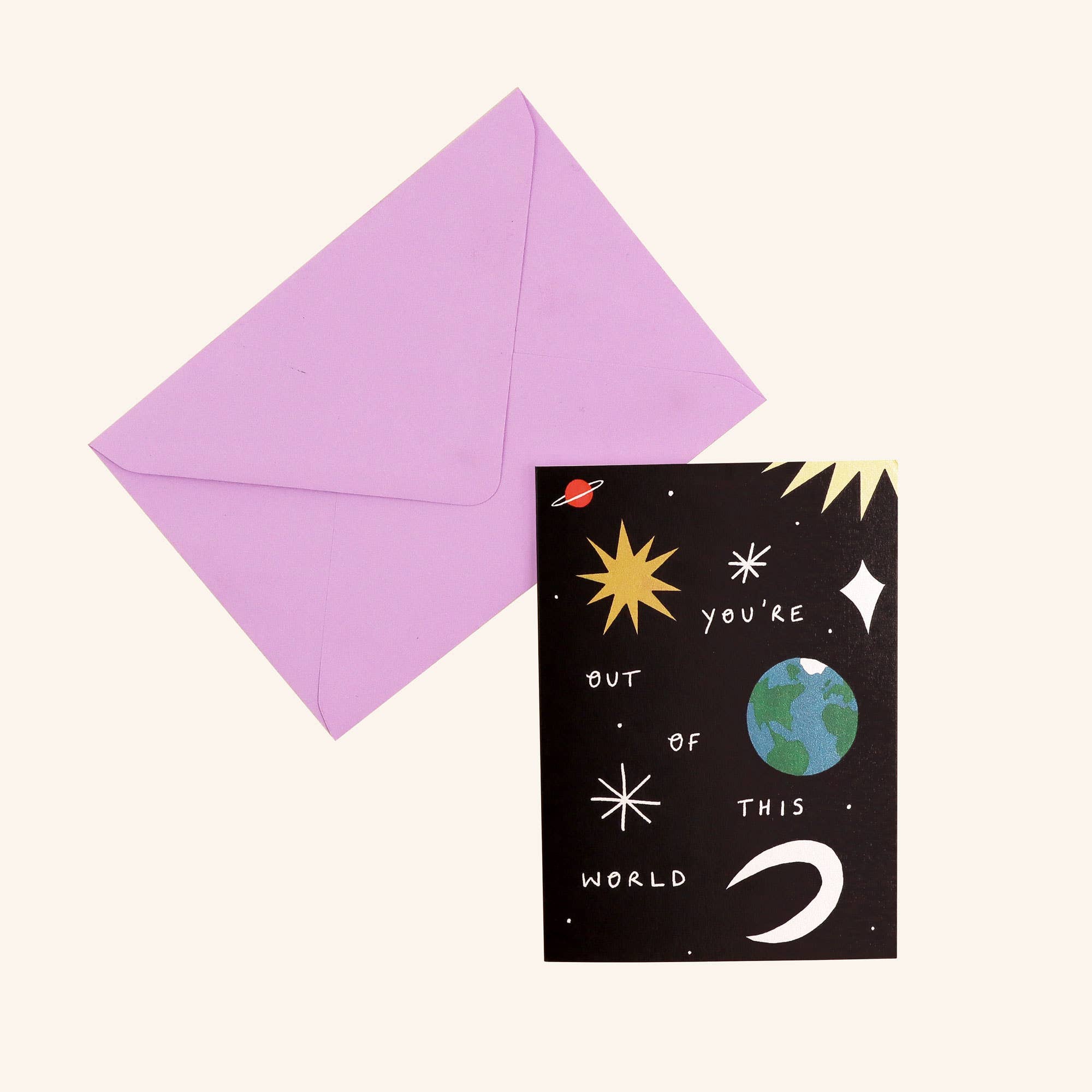 You're Out Of This World Love Greetings Card - Image 2