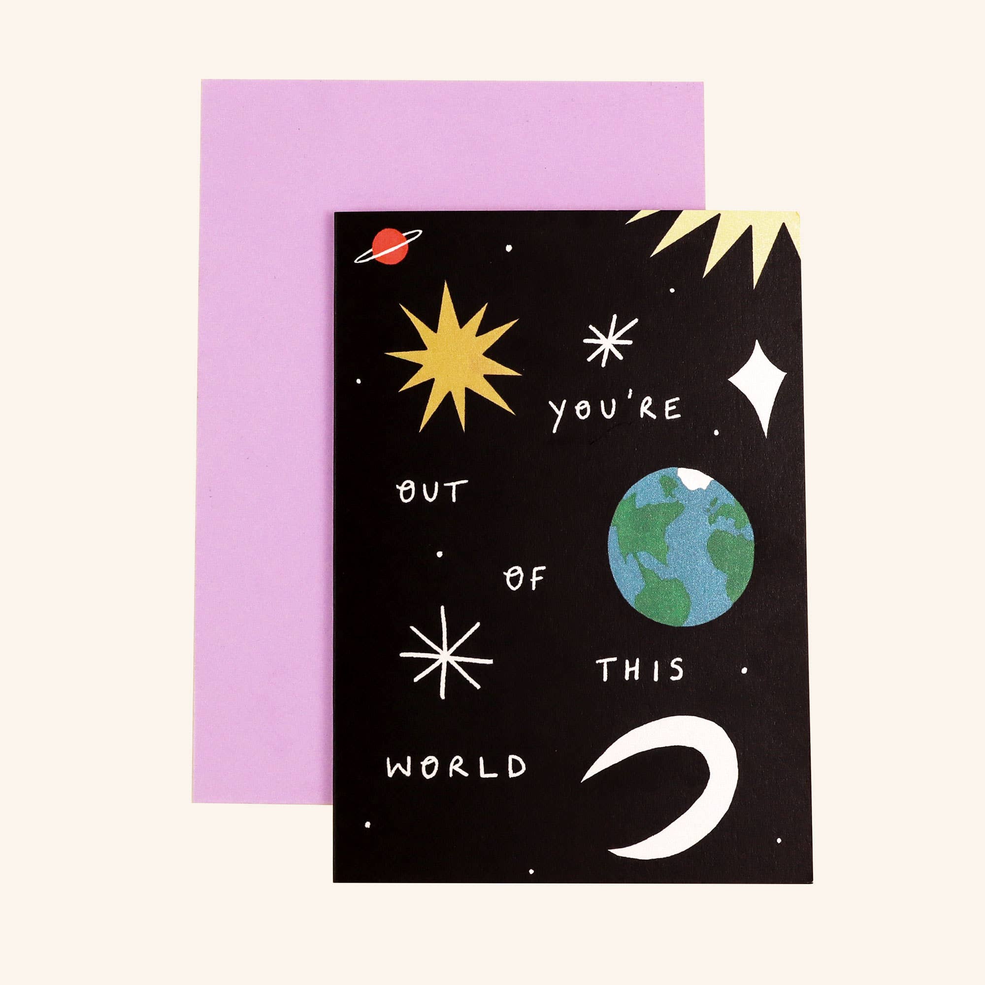 You're Out Of This World Love Greetings Card - Image 3